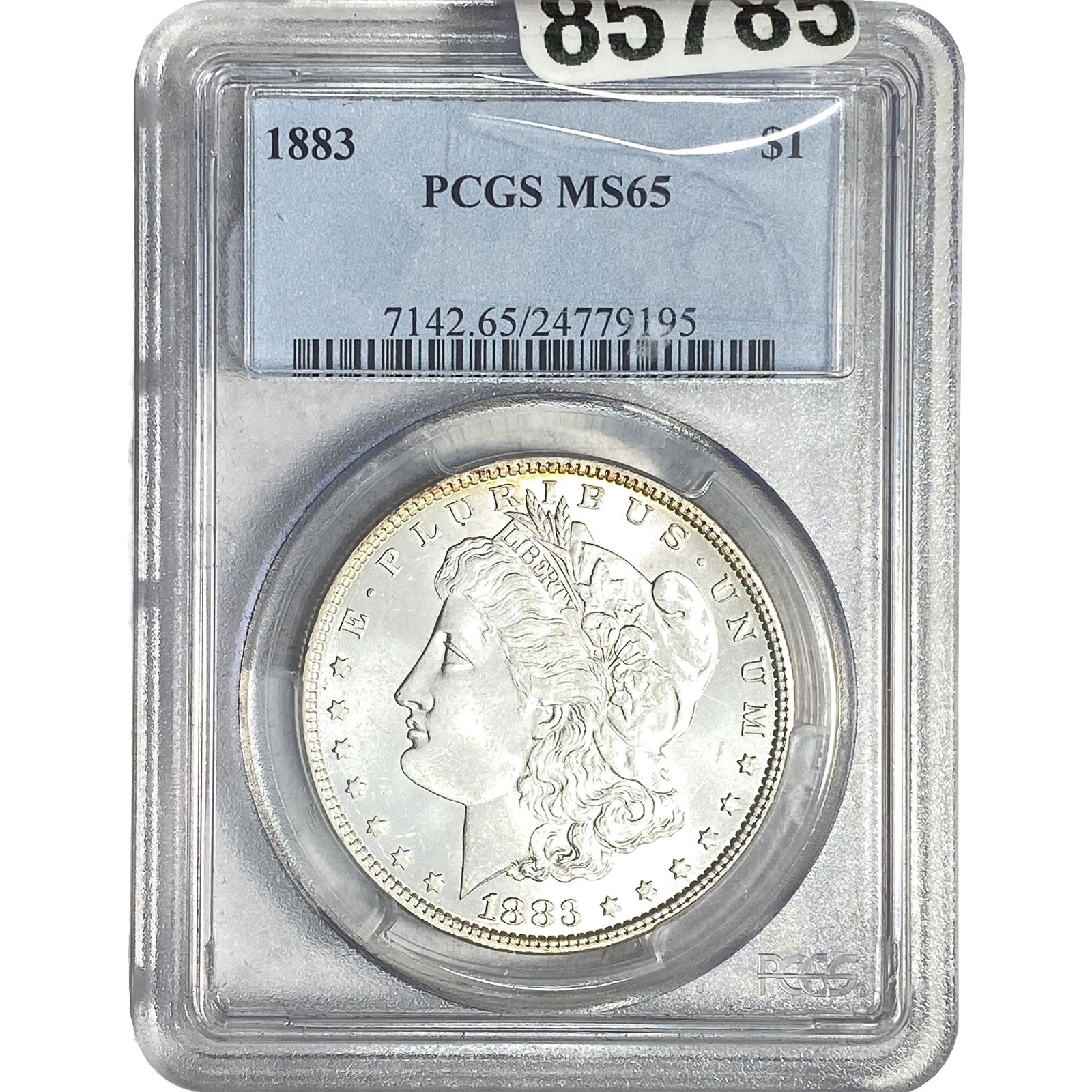 1883 Morgan Silver Dollar PCGS MS65: 1883 Morgan Silver Dollar PCGS MS65