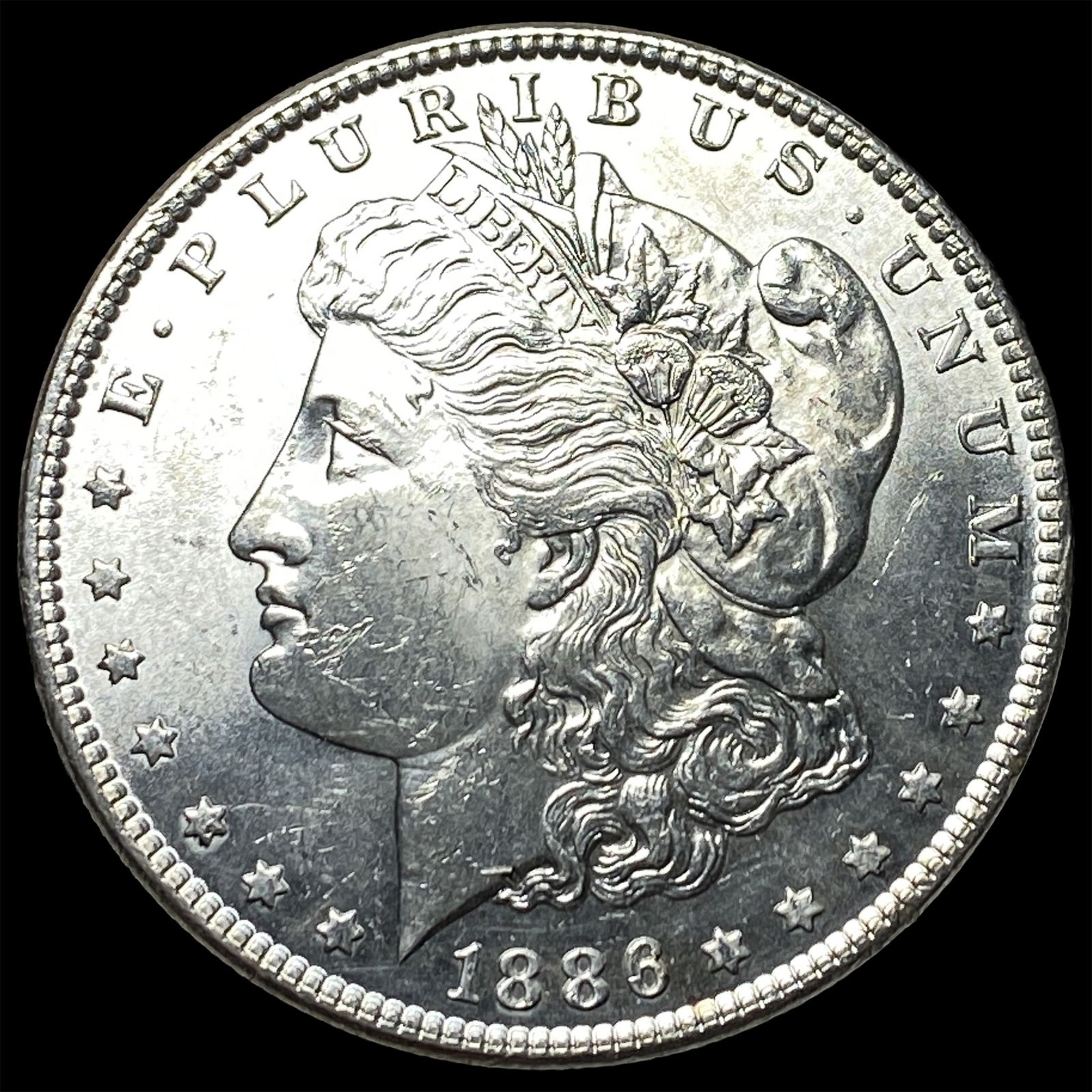1886 Silver Morgan Dollar UNCIRCULATED: 1886 Silver Morgan Dollar UNCIRCULATED