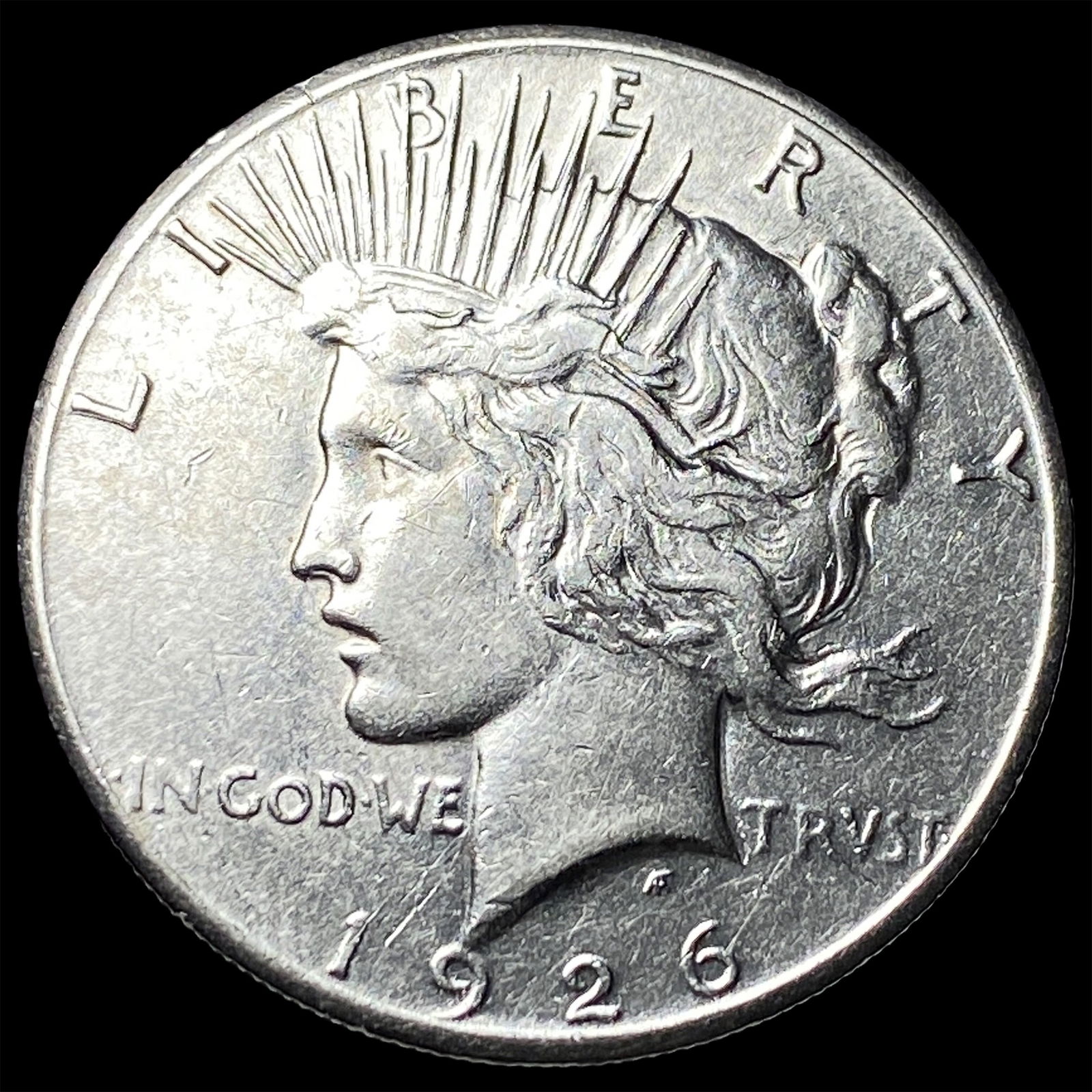 1926 Peace Silver Dollar CHOICE AU: 1926 Peace Silver Dollar CHOICE AU