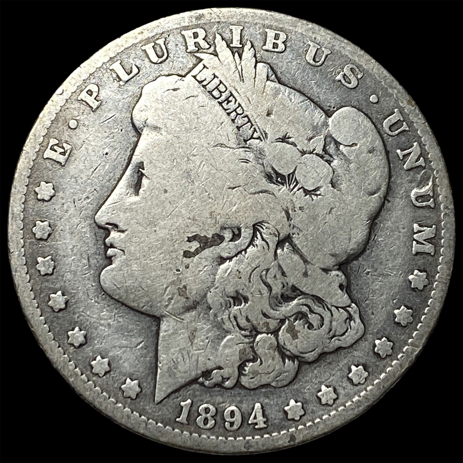 1894-O Silver Morgan Dollar NICELY CIRCULATED: 1894-O Silver Morgan Dollar NICELY CIRCULATED