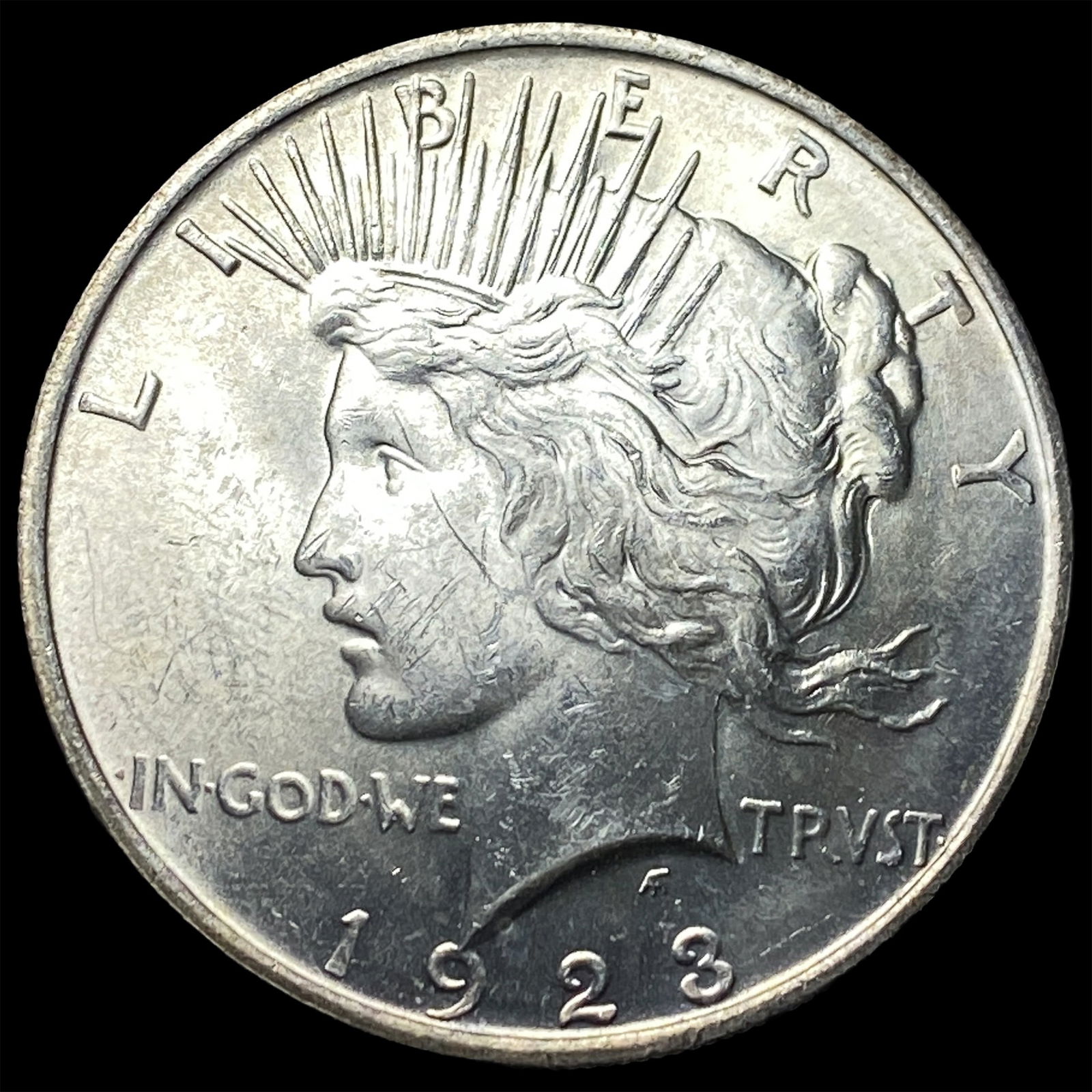 1923 Peace Silver Dollar CHOICE BU: 1923 Peace Silver Dollar CHOICE BU
