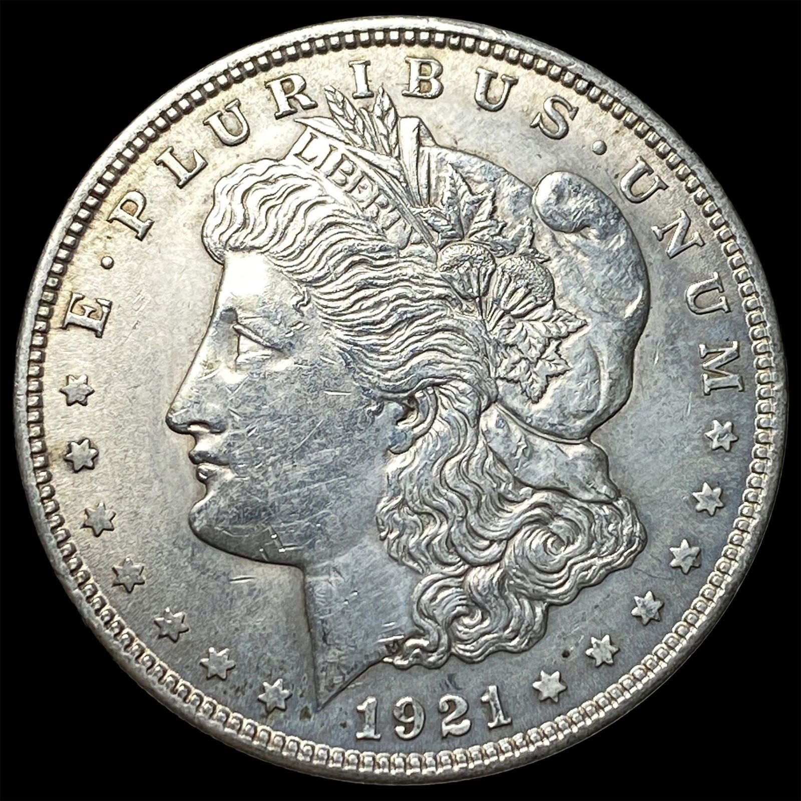 1921 Silver Morgan Dollar CLOSELY UNCIRCULATED: 1921 Silver Morgan Dollar CLOSELY UNCIRCULATED