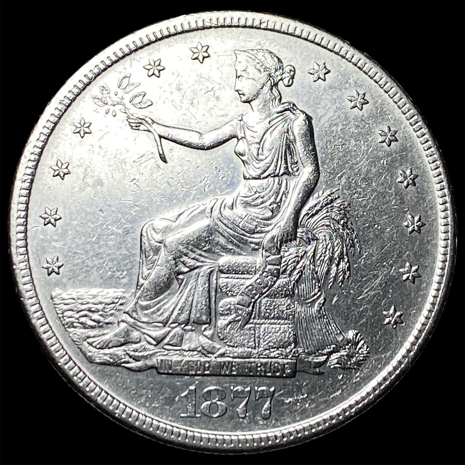 1877-S Silver Trade Dollar UNCIRCULATED (1 of 2)