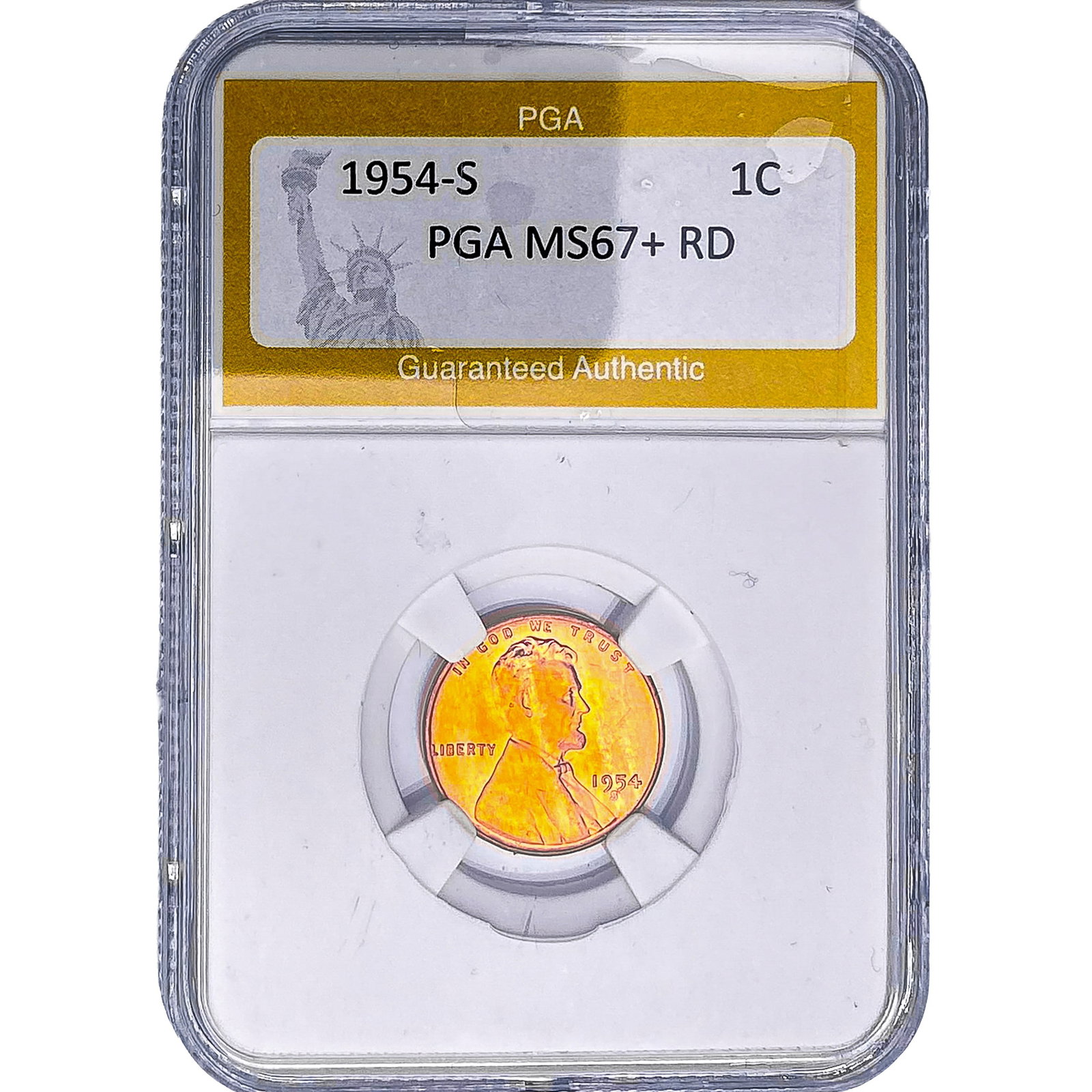 1954-S Wheat Cent PGA MS67+ RD (1 of 2)