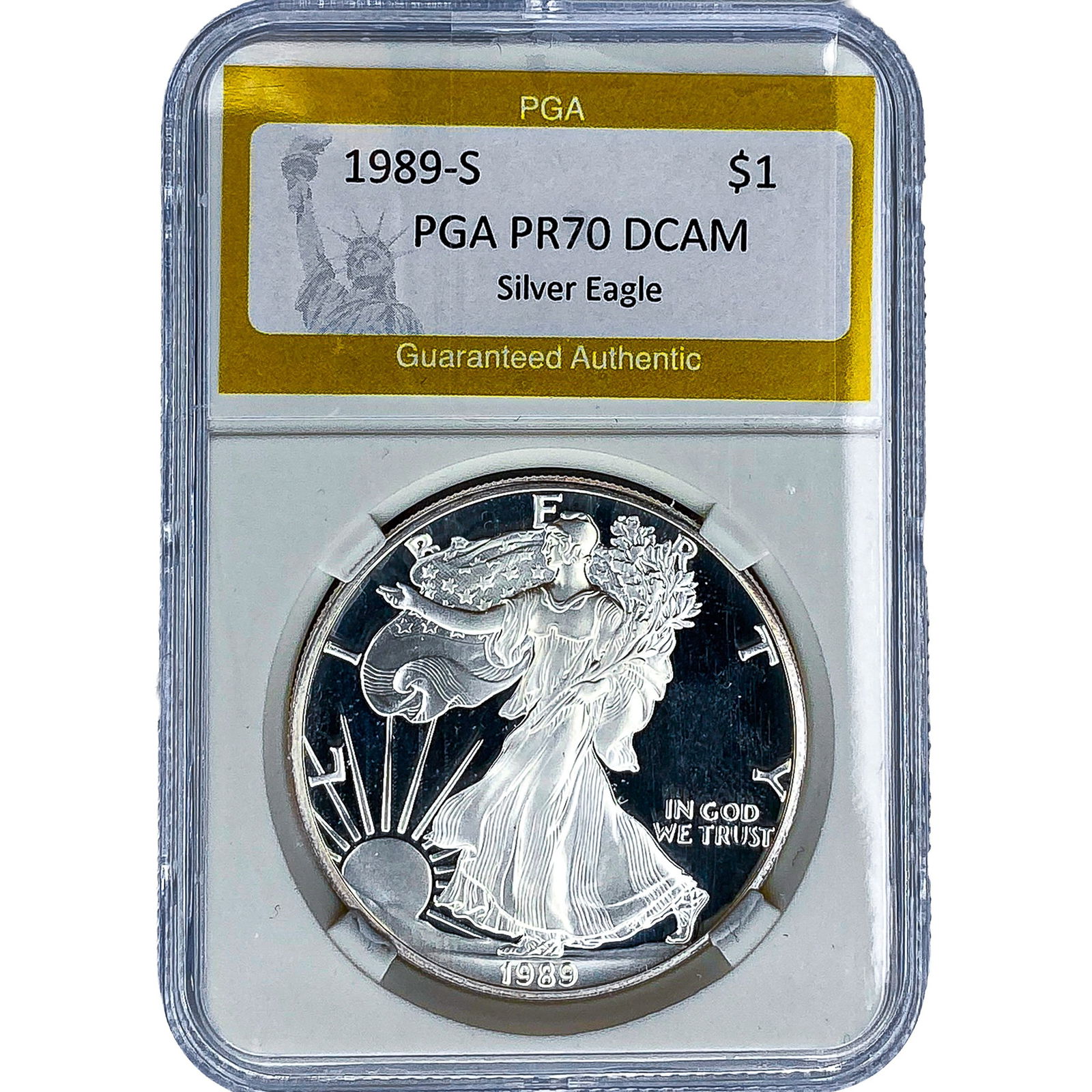 1989-S Silver Eagle PGA PR70 DCAM: 1989-S Silver Eagle PGA PR70 DCAM