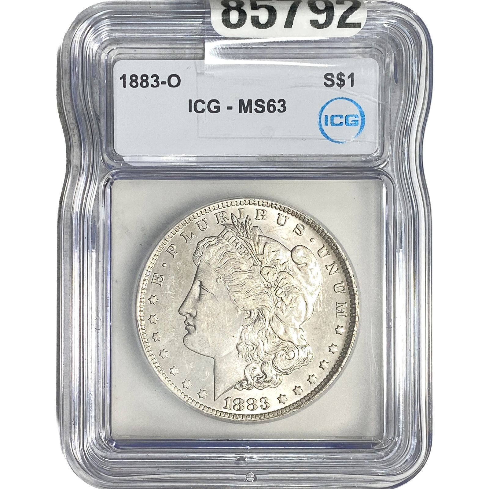 1883-O Morgan Silver Dollar ICG MS63: 1883-O Morgan Silver Dollar ICG MS63