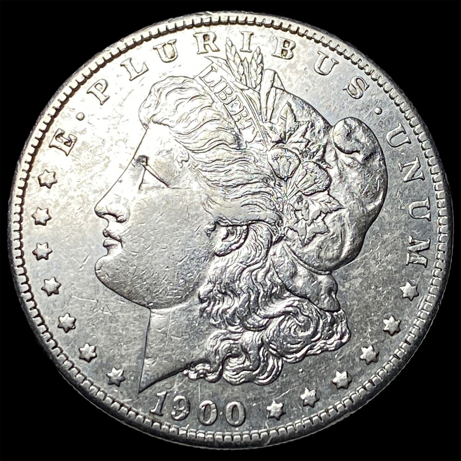 1900-S Silver Morgan Dollar CLOSELY UNCIRCULATED: 1900-S Silver Morgan Dollar CLOSELY UNCIRCULATED