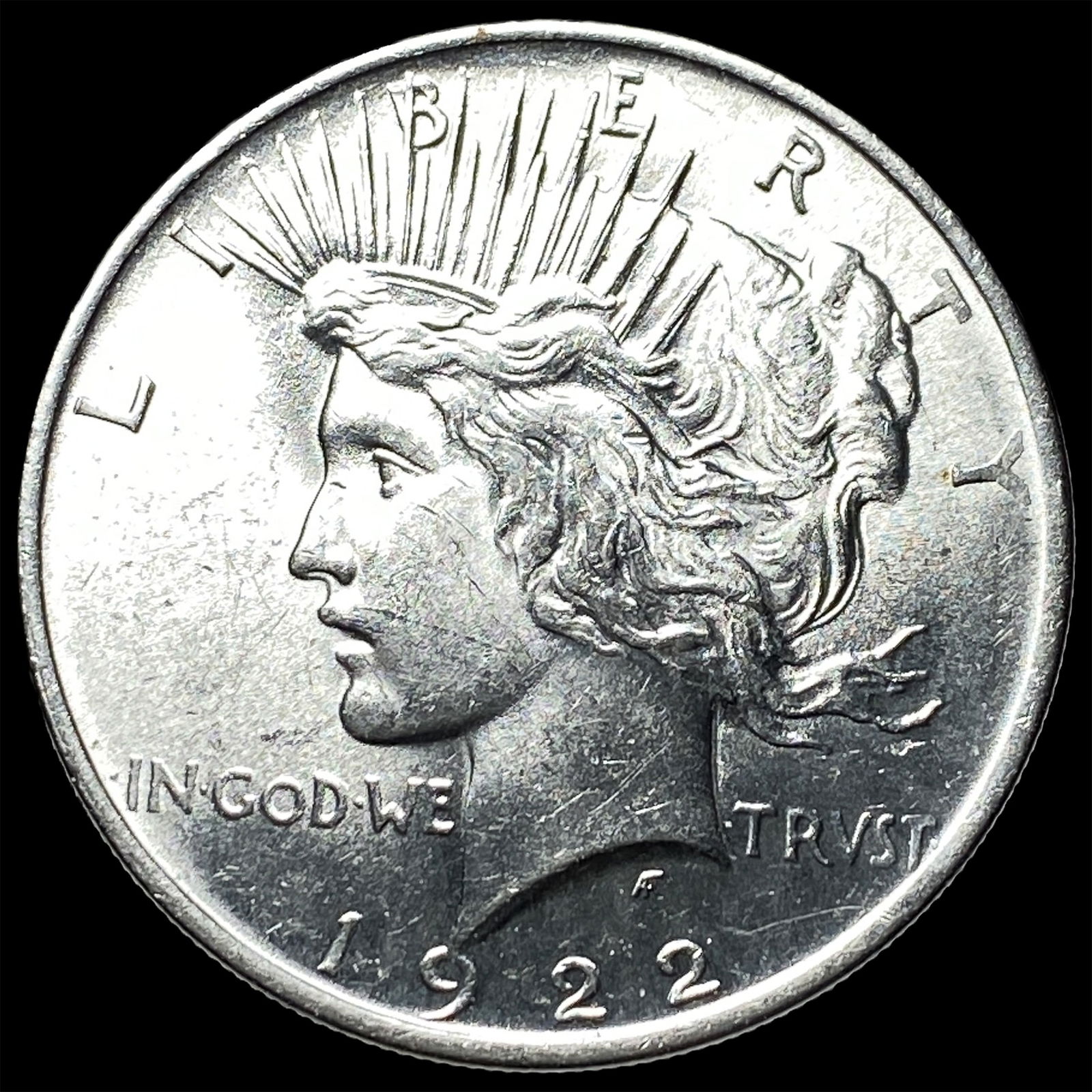 1922 Silver Peace Dollar CHOICE BU (1 of 2)