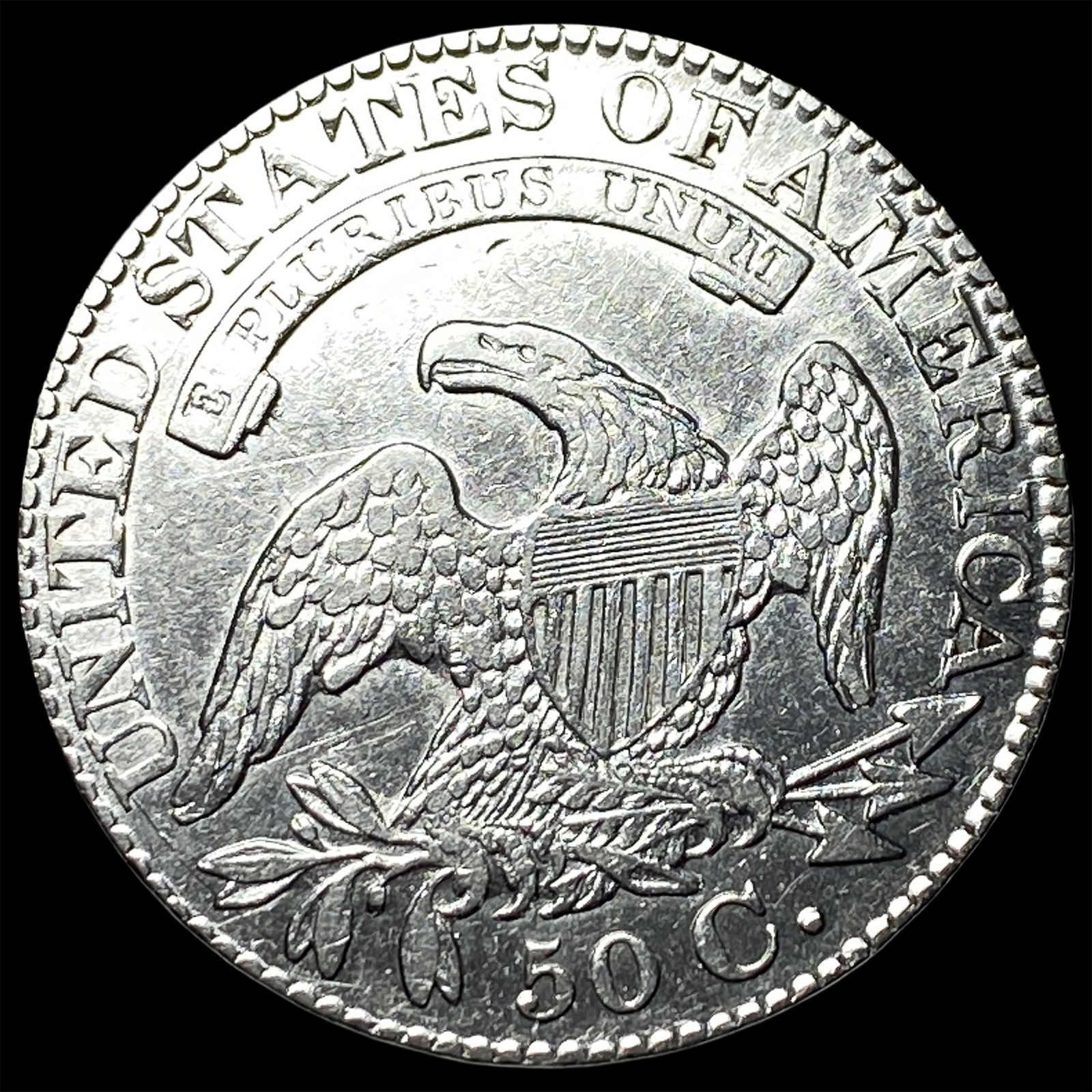 1828 Capped Bust Half Dollar UNCIRCULATED - 2