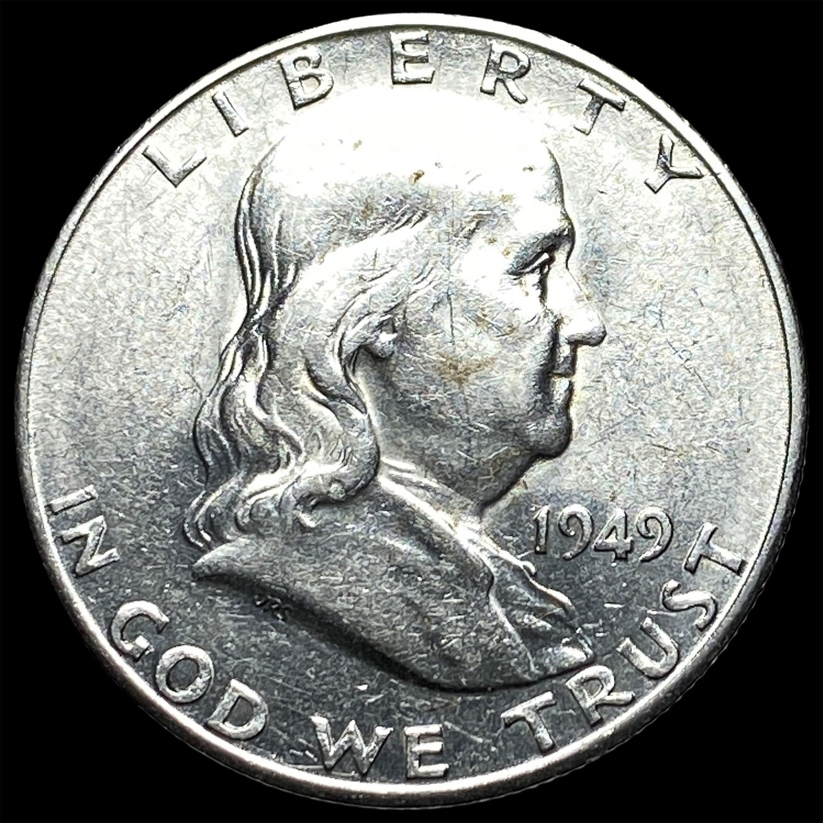 1949 Franklin Silver Half Dollar CHOICE BU: 1949 Franklin Silver Half Dollar CHOICE BU
