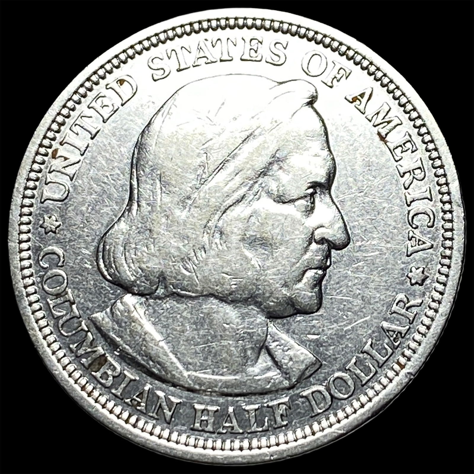 1893 Silver Columbian Half Dollar CLOSELY UNCIRCULATED: 1893 Silver Columbian Half Dollar CLOSELY UNCIRCULATED