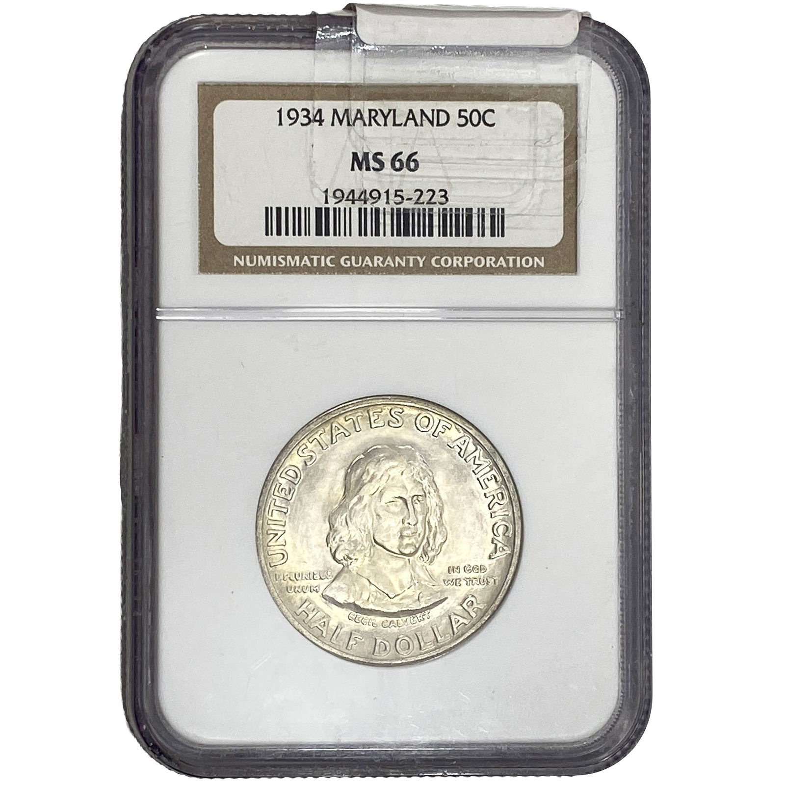 1934 Maryland Half Dollar NGC MS66 (1 of 2)