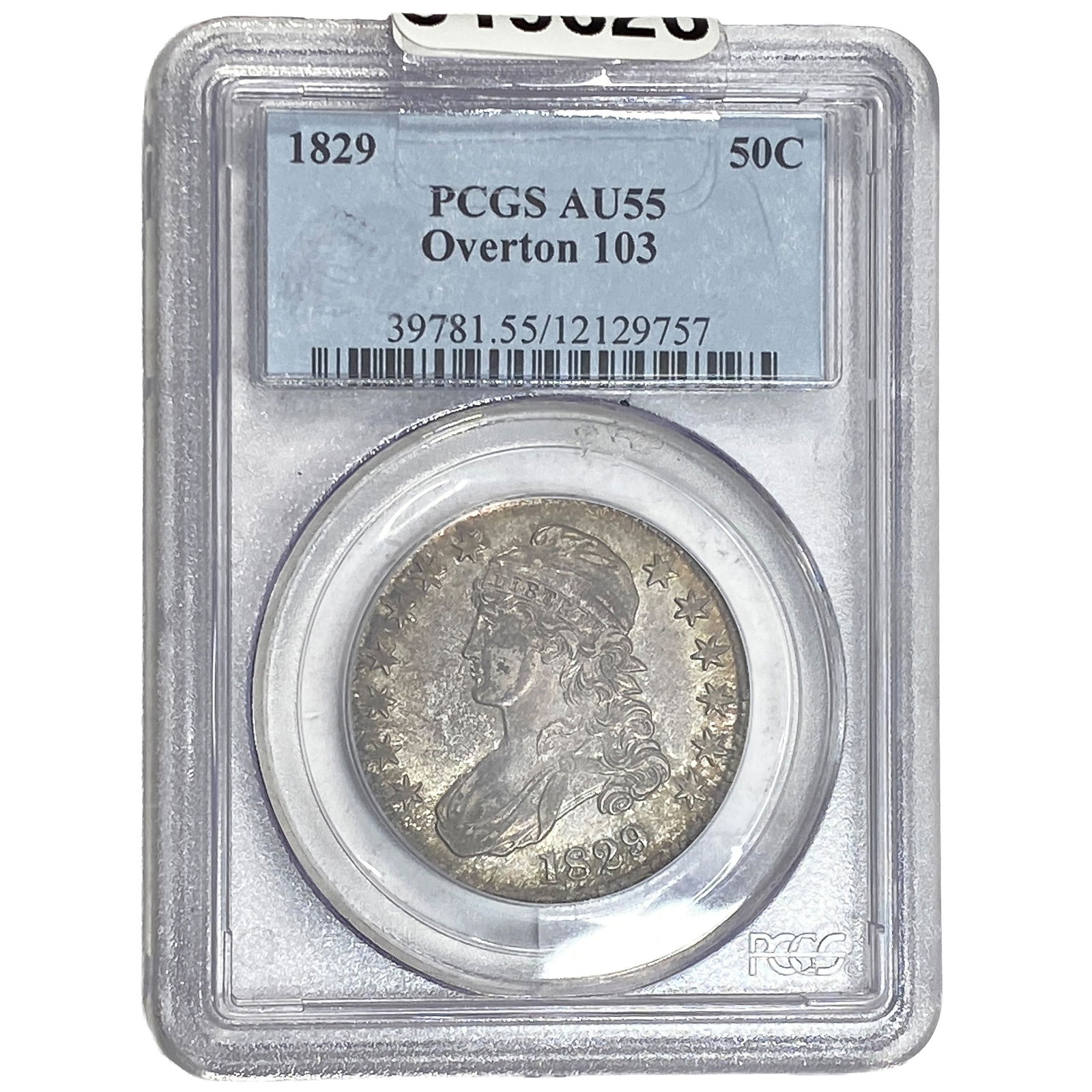1829 Capped Bust Half Dollar PCGS AU55 (1 of 2)