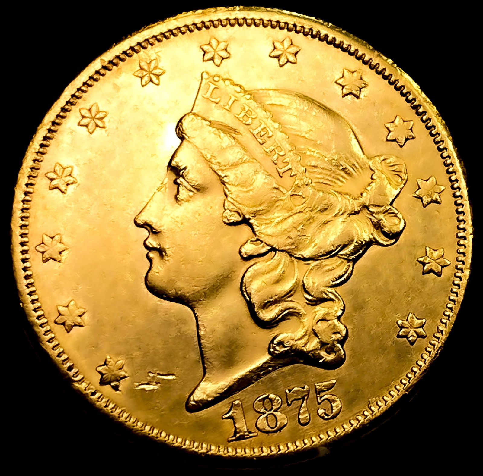 1875-CC $20 Gold Double Eagle: 1875-CC $20 Gold Double Eagle