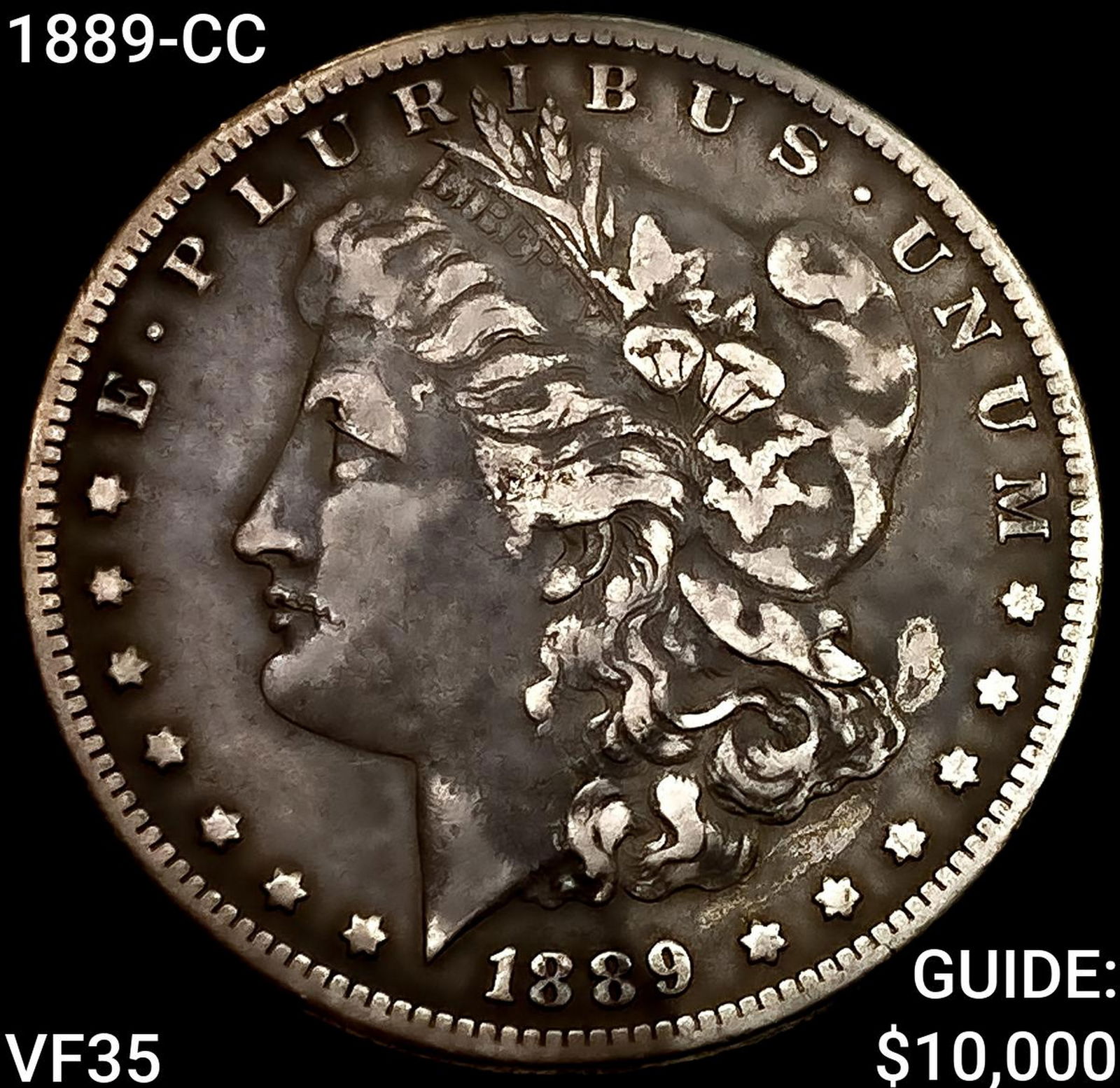 1889-CC Morgan Silver Dollar: 1889-CC Morgan Silver Dollar