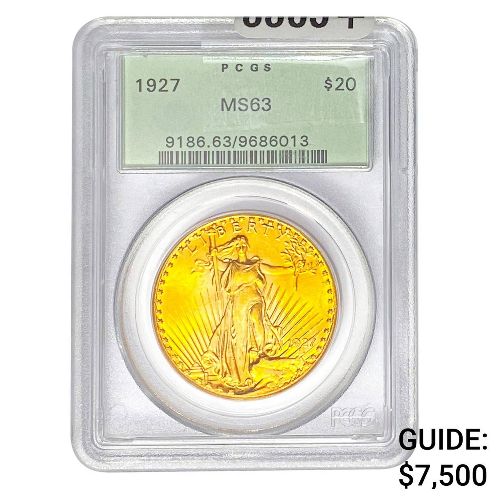 1927 $20 Gold Double Eagle PCGS MS63 (1 of 2)