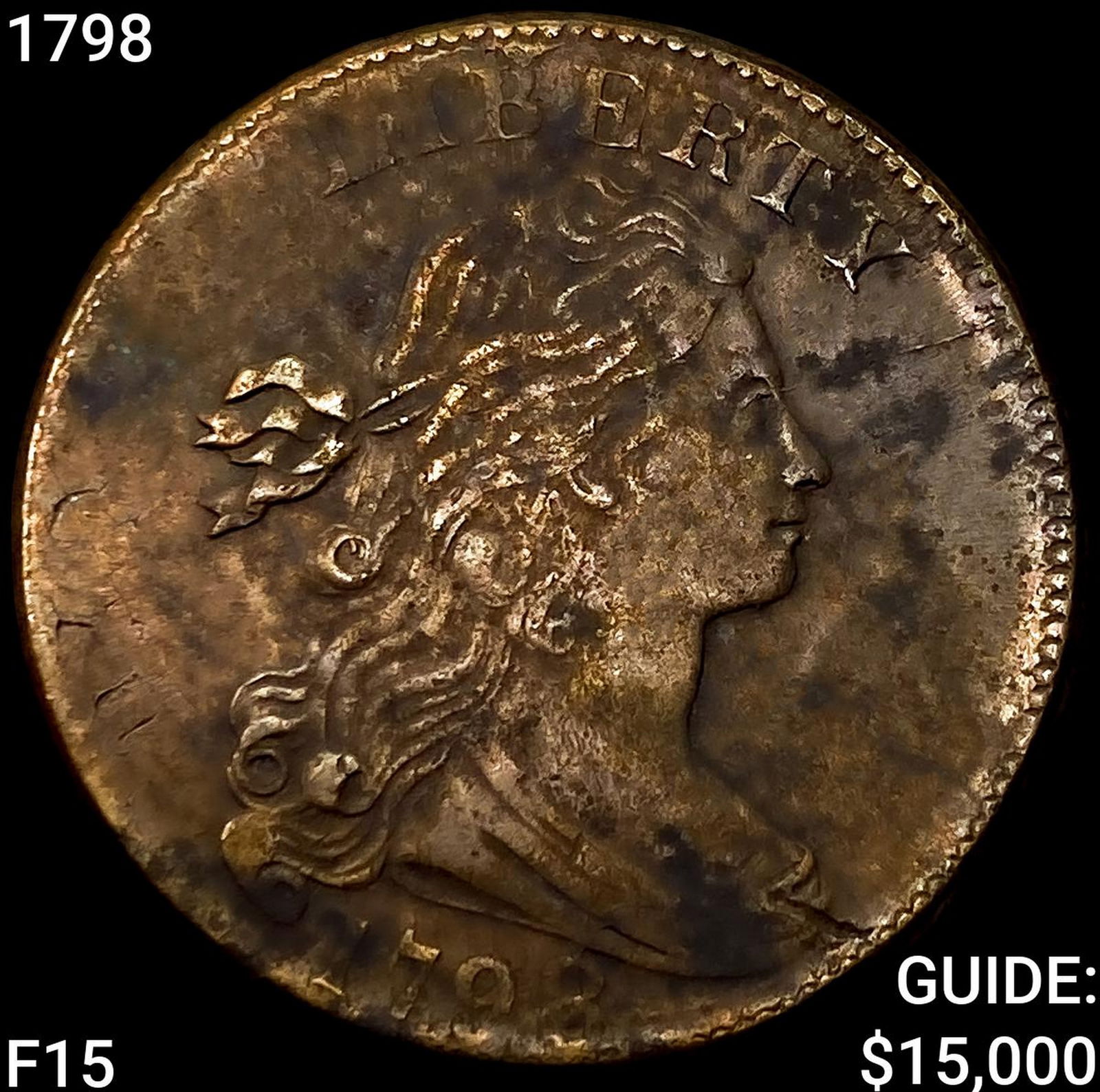 1798 Draped Bust Large Cent (1 of 2)