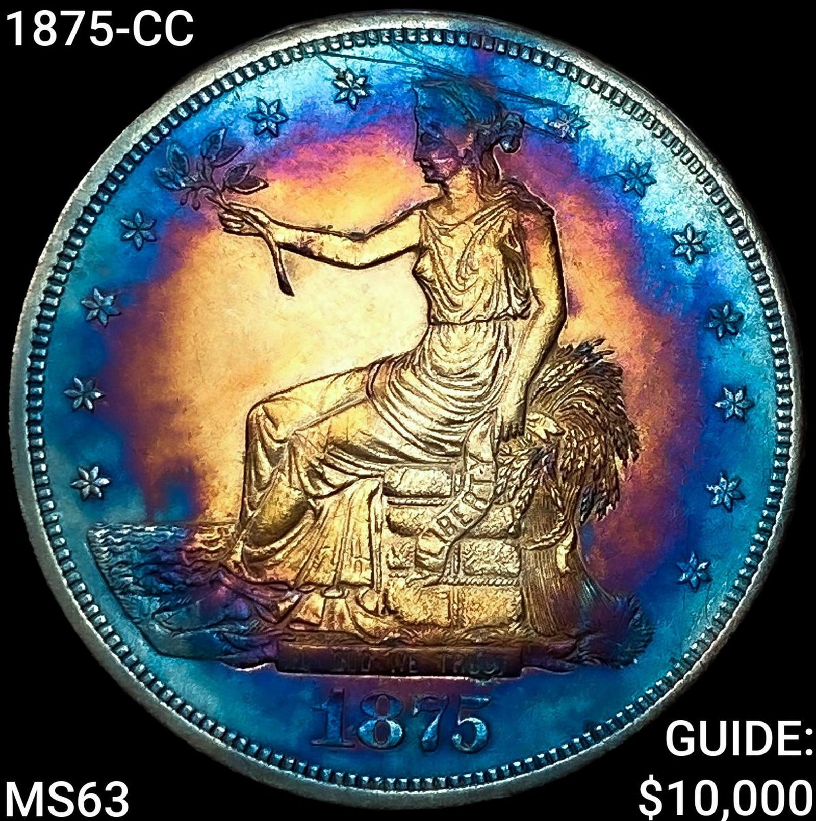 1875-CC Silver Trade Dollar: 1875-CC Silver Trade Dollar