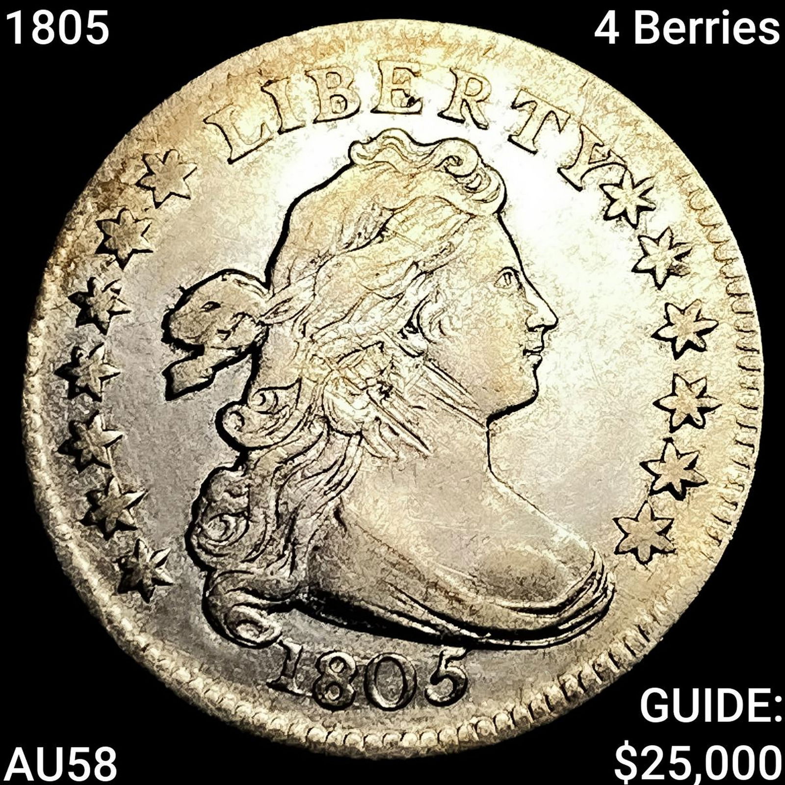 1805 4 Berries Draped Bust Dime: 1805 4 Berries Draped Bust Dime