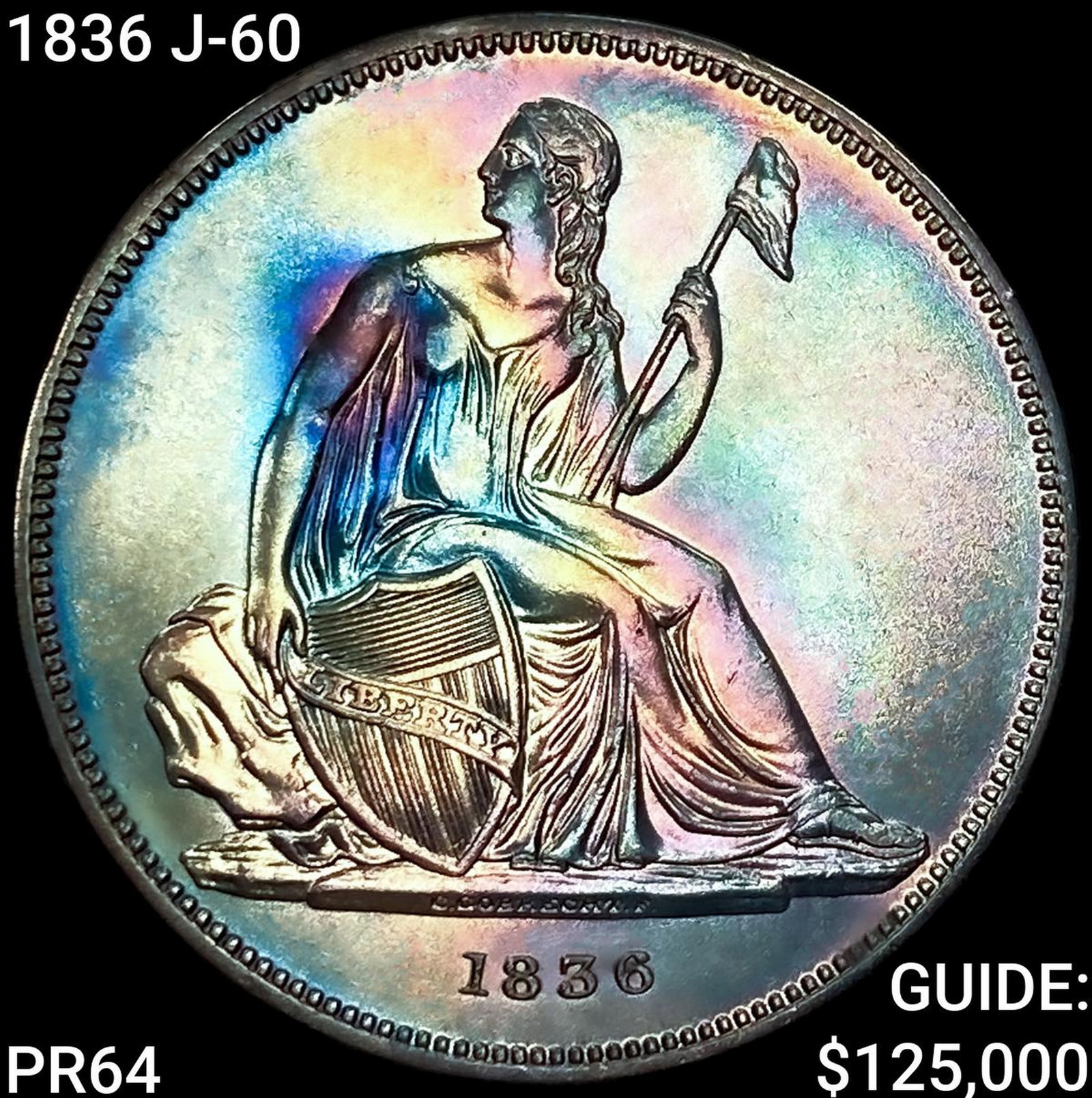 1836 J-60 Gobrecht Dollar GEM PROOF (1 of 2)