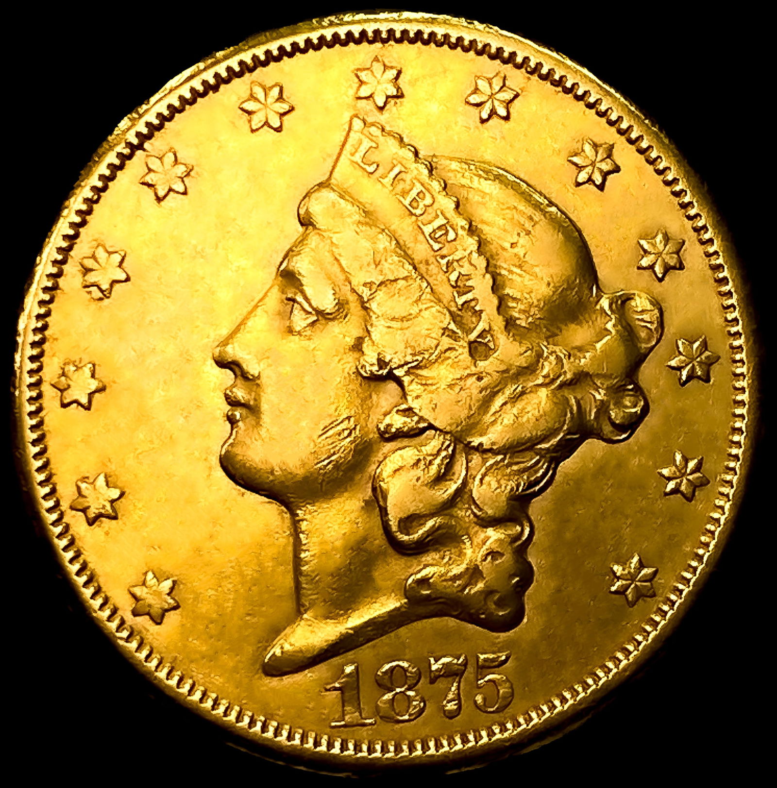 1875-CC $20 Gold Double Eagle: 1875-CC $20 Gold Double Eagle