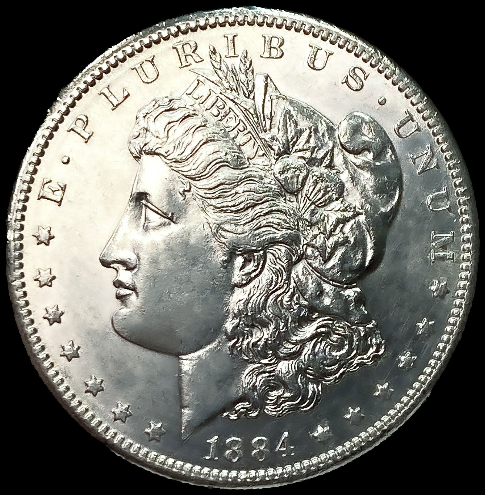 1884-S Morgan Silver Dollar (1 of 2)