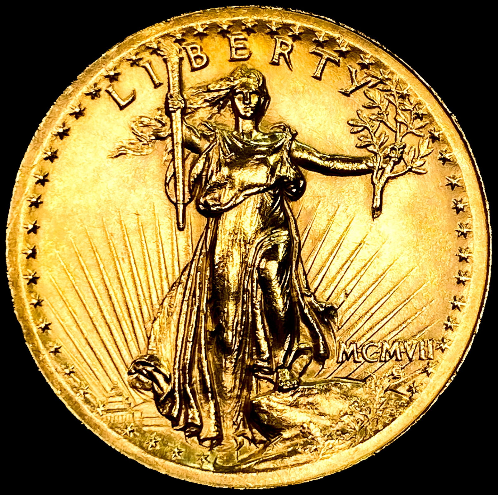 1907 High Relief $20 Gold Double Eagle: 1907 High Relief $20 Gold Double Eagle