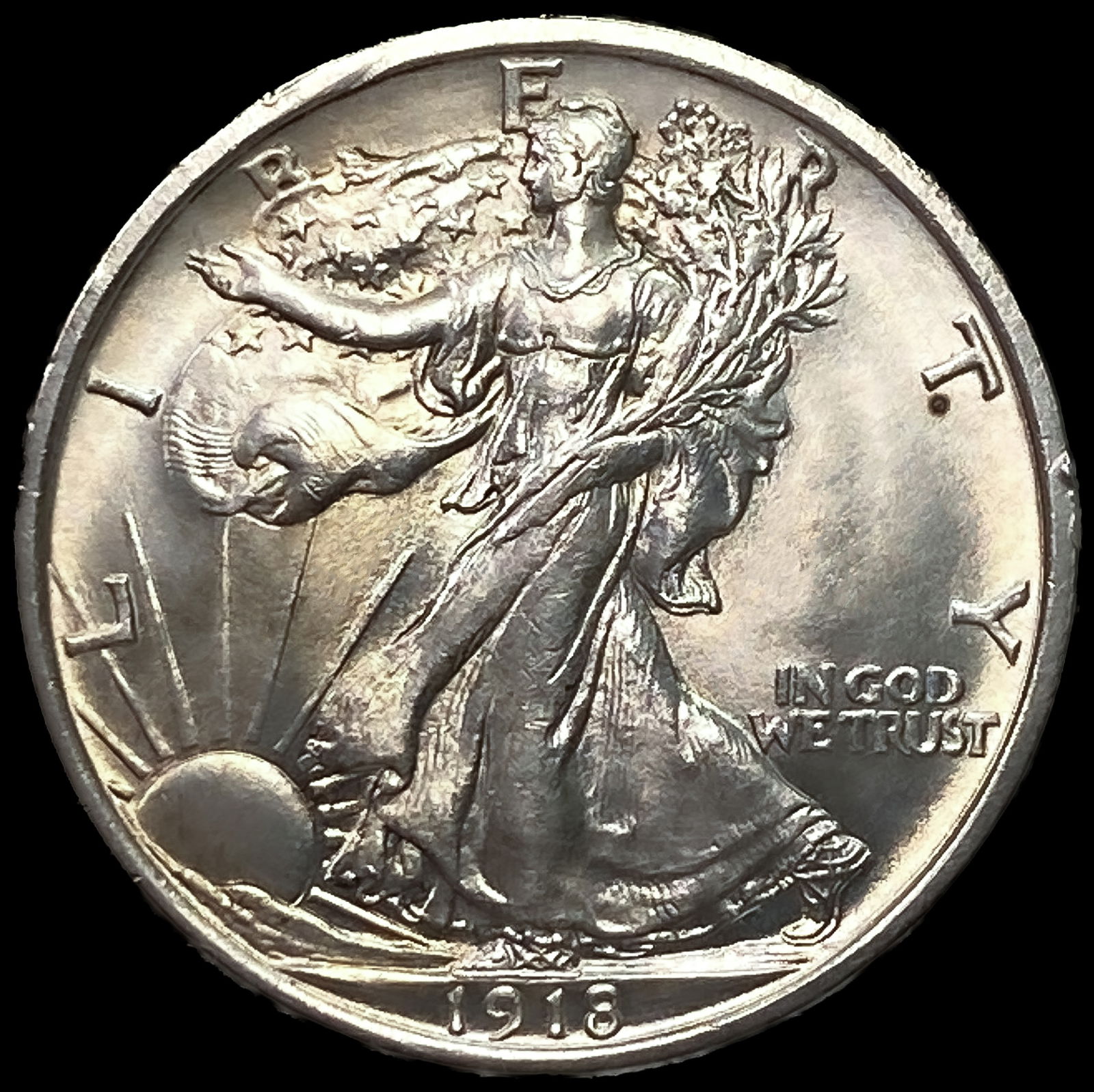 1918-D Walking Liberty Half Dollar: 1918-D Walking Liberty Half Dollar