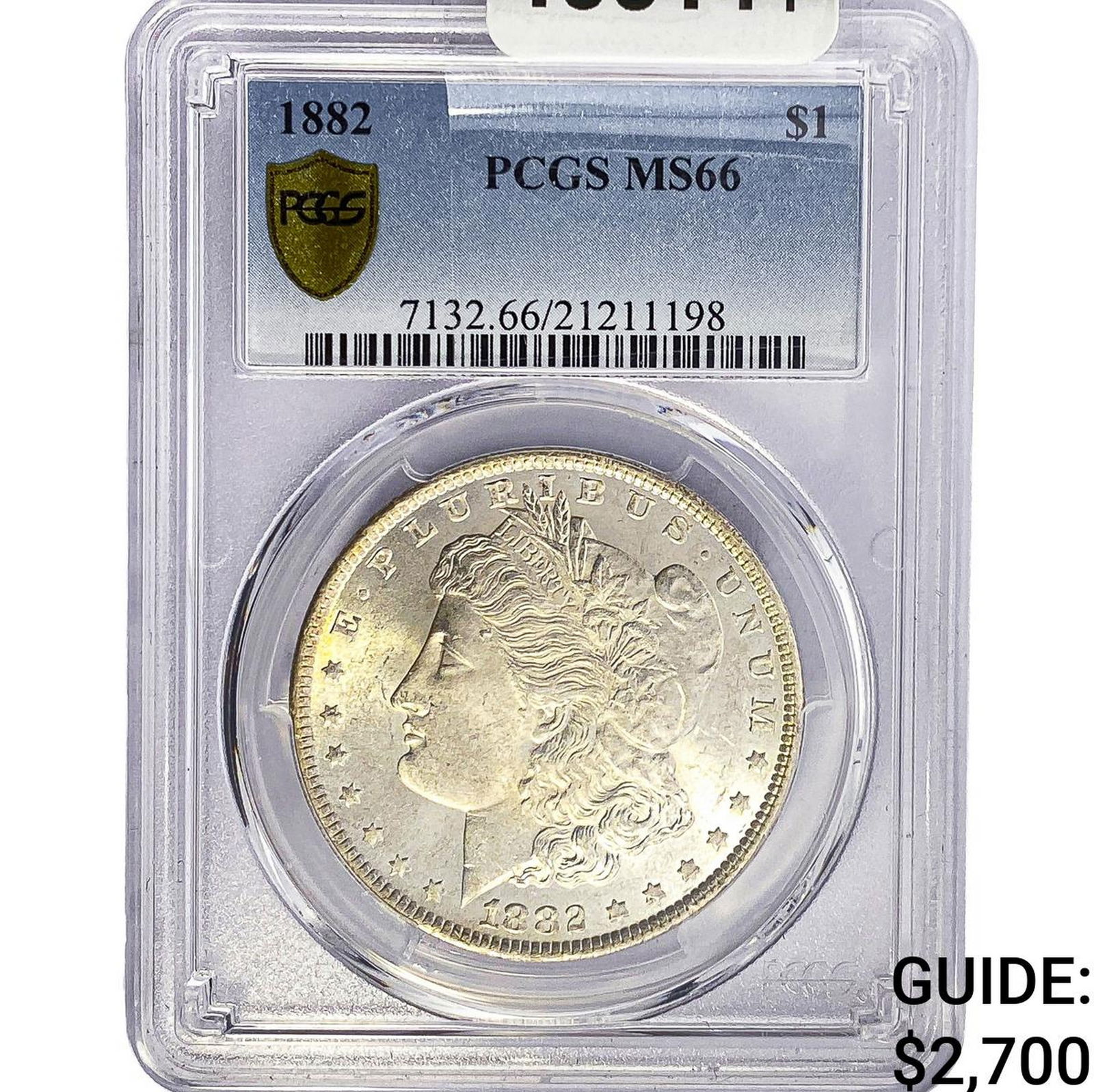 1882 Morgan Silver Dollar PCGS MS66: 1882 Morgan Silver Dollar PCGS MS66