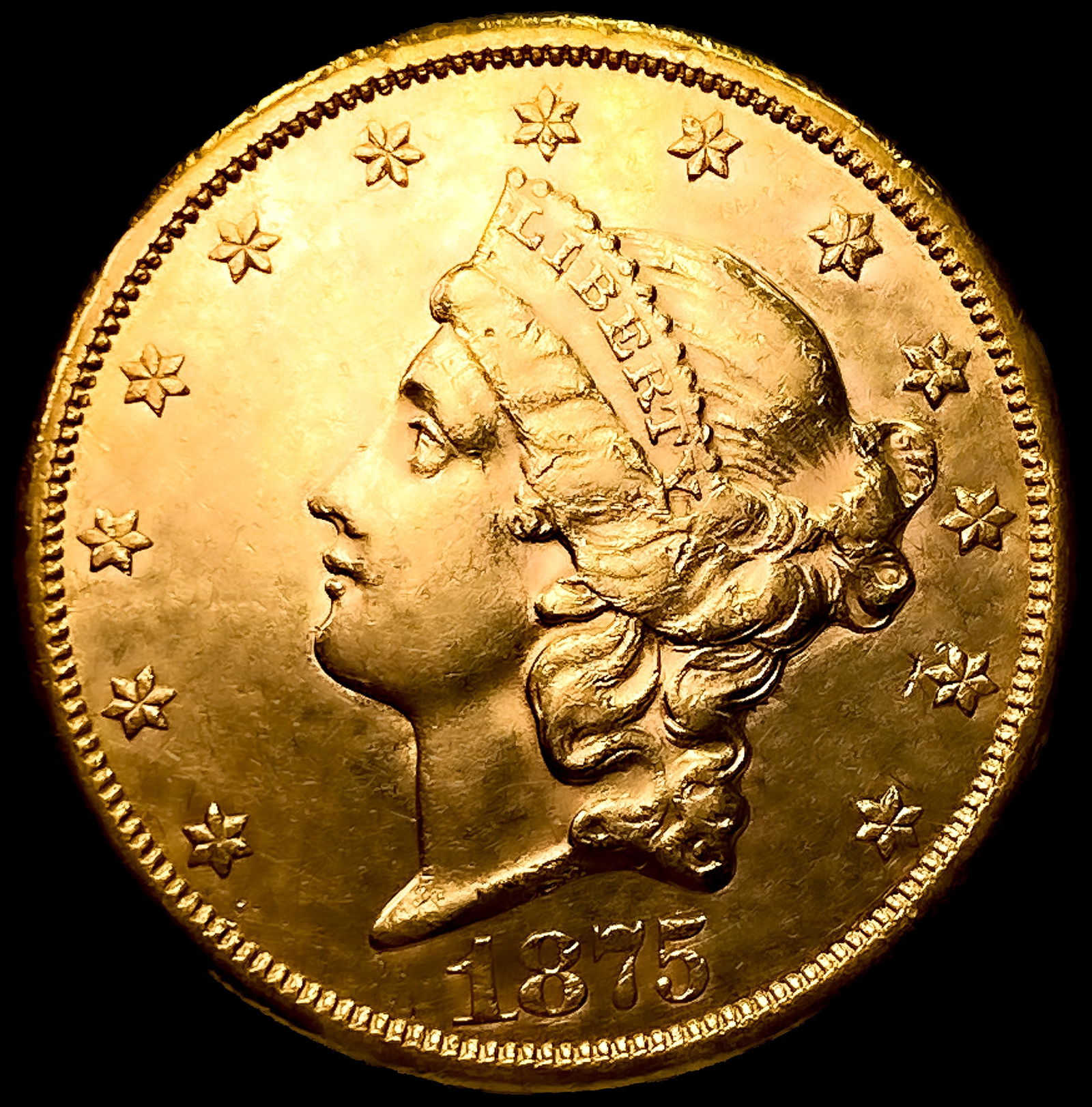 1875-CC $20 Gold Double Eagle: 1875-CC $20 Gold Double Eagle