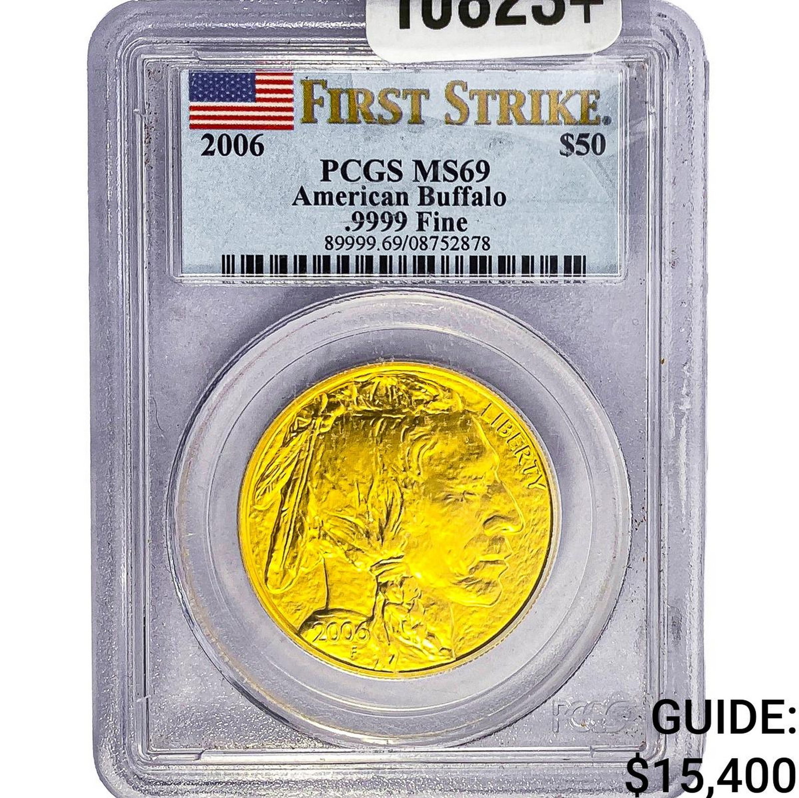 2006 1oz Gold American Buffalo $50 PCGS MS69: 2006 1oz Gold American Buffalo $50 PCGS MS69