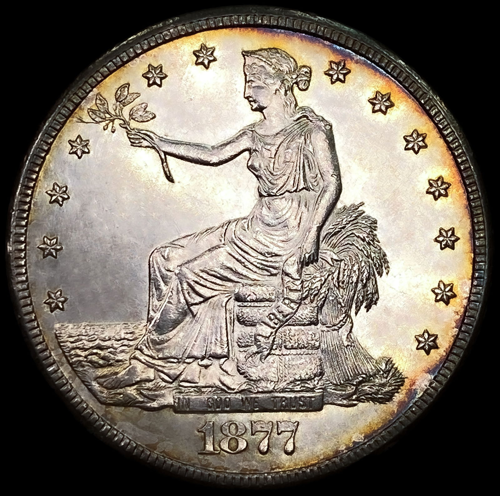 1877-CC Silver Trade Dollar: 1877-CC Silver Trade Dollar