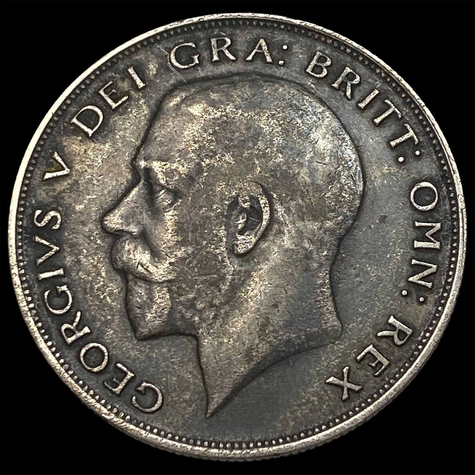 1920 Great Britain Silver Half Crown CLOSELY UNCIRCULATED: 1920 Great Britain Silver Half Crown CLOSELY UNCIRCULATED