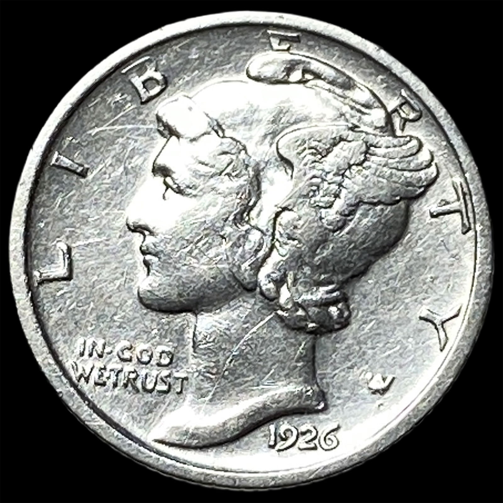 1926-S Silver Mercury Dime UNCIRCULATED (1 of 2)