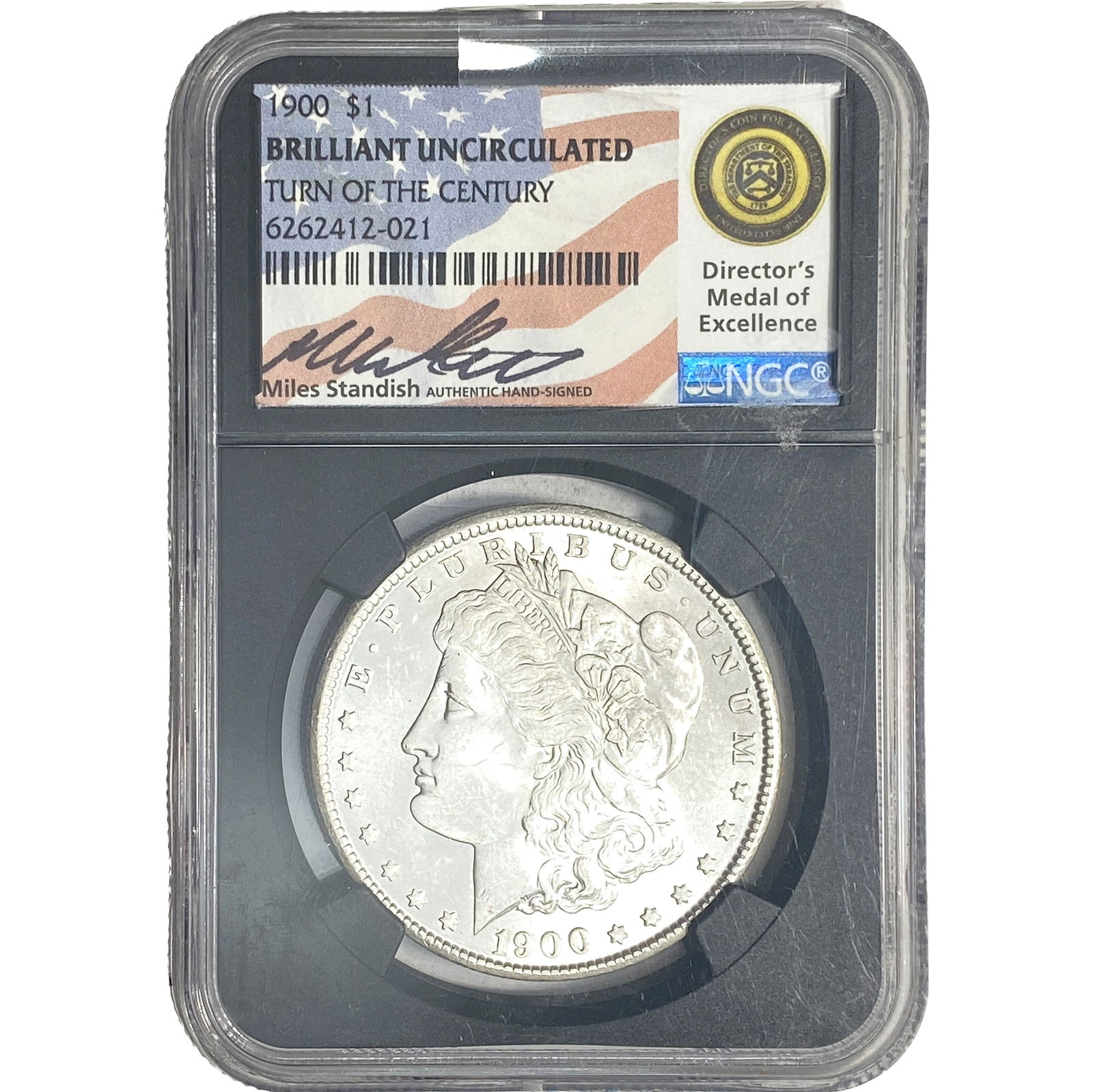 1900 Morgan Silver Dollar NGC BU: 1900 Morgan Silver Dollar NGC BU