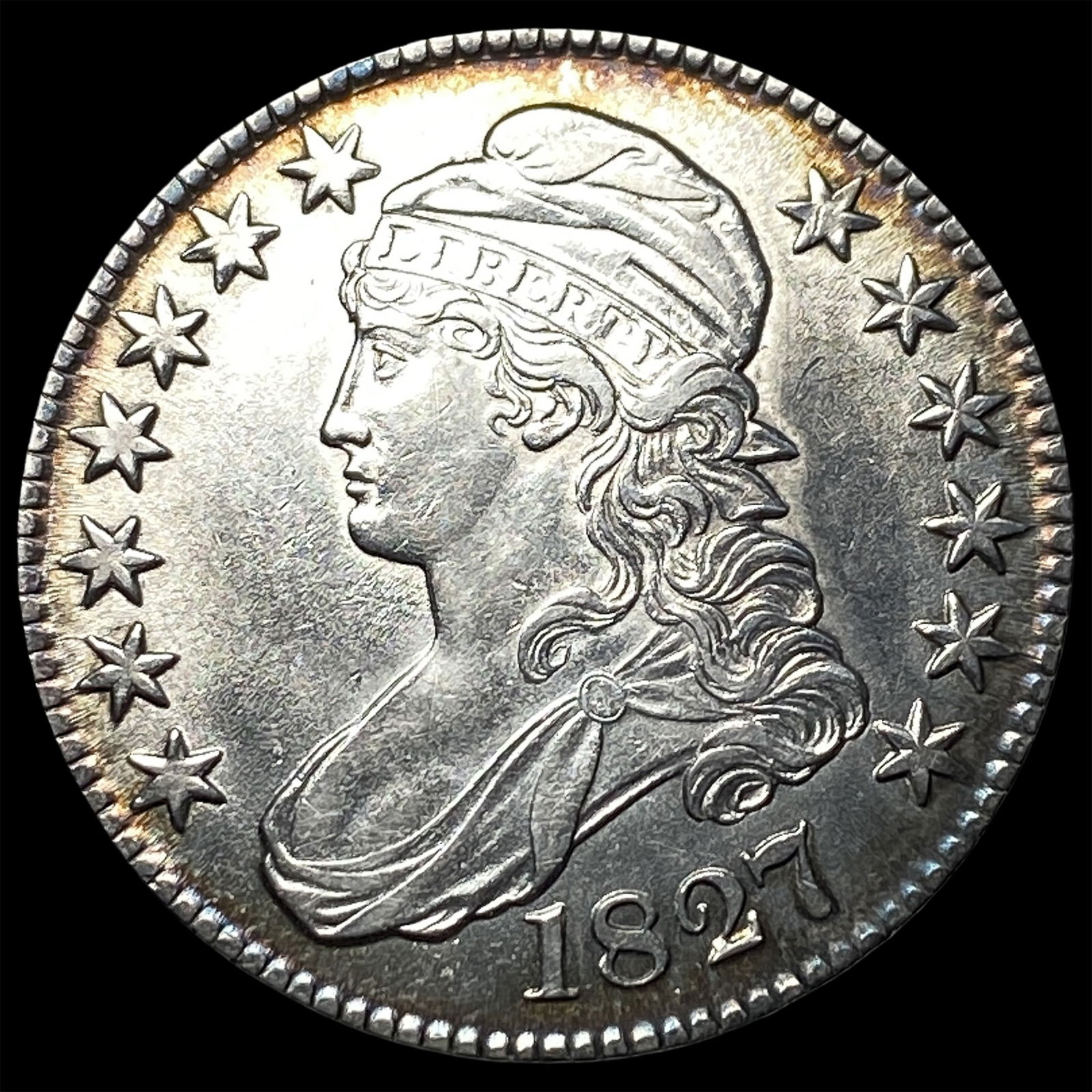 1827 Capped Bust Half Dollar CHOICE AU (1 of 2)