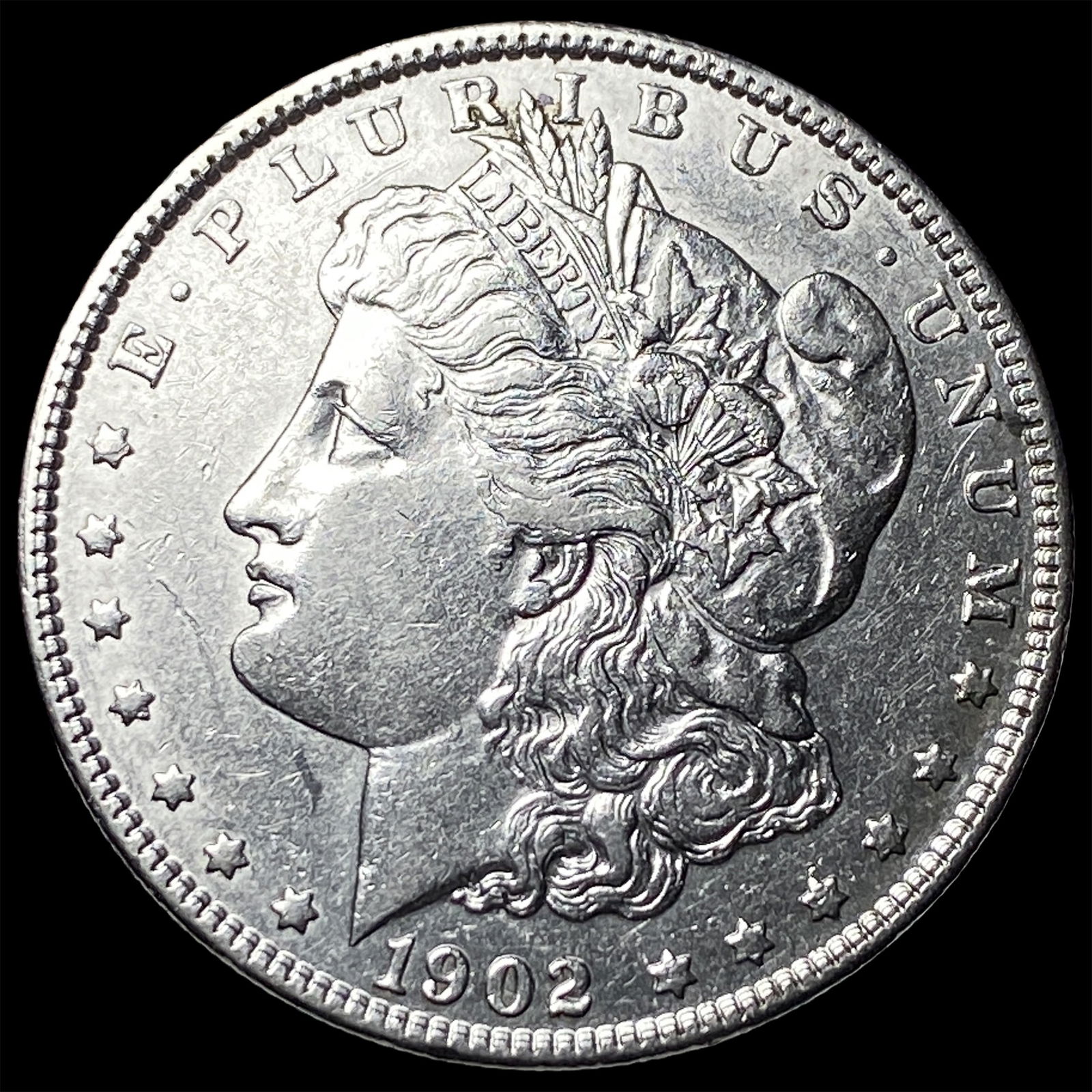 1902 Morgan Silver Dollar CLOSELY UNCIRCULATED: 1902 Morgan Silver Dollar CLOSELY UNCIRCULATED