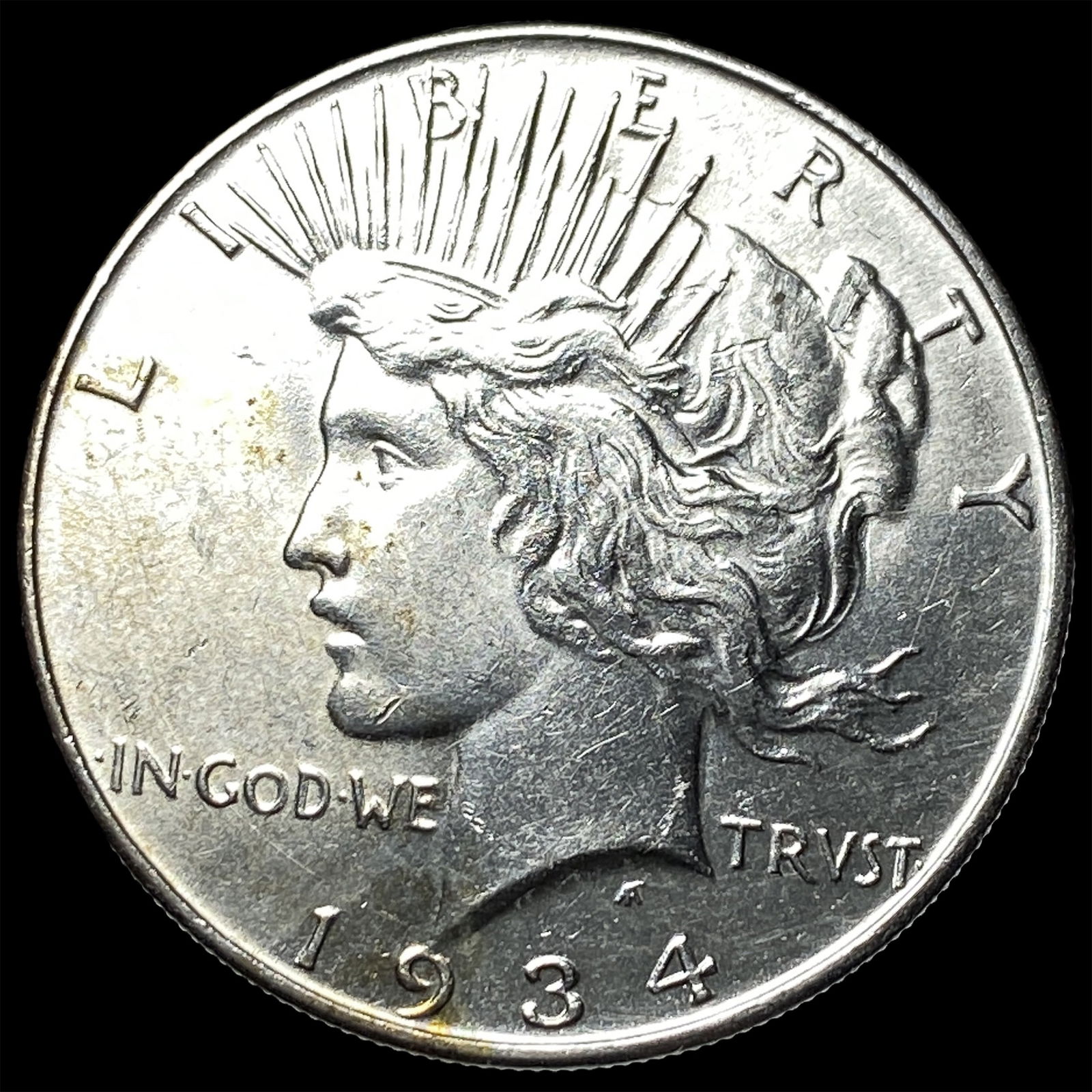 1934 Silver Peace Dollar CHOICE BU: 1934 Silver Peace Dollar CHOICE BU
