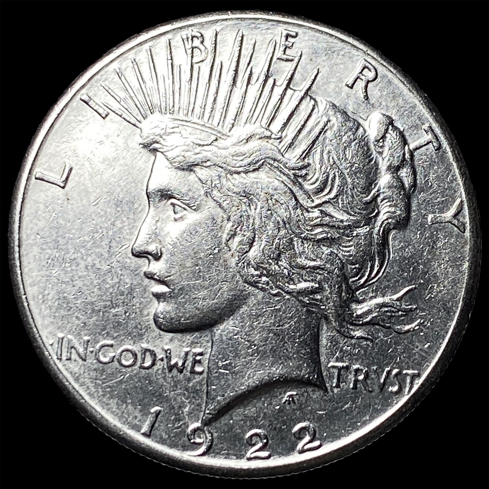 1922 Silver Peace Dollar CLOSELY UNCIRCULATED: 1922 Silver Peace Dollar CLOSELY UNCIRCULATED