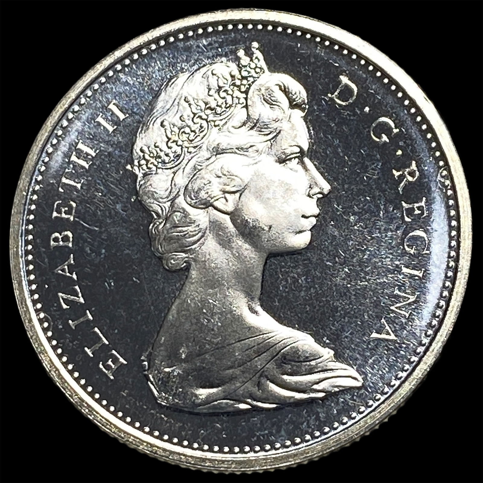 1966 Canada Silver 25 Cents GEM BU (1 of 2)