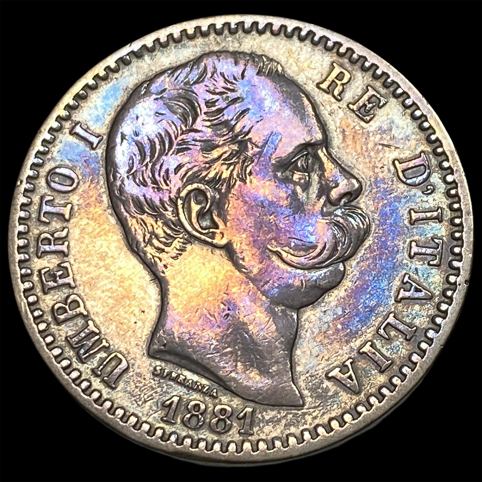 1981 Italy Silver 2 Lire NEARLY UNCIRCULATED (1 of 2)