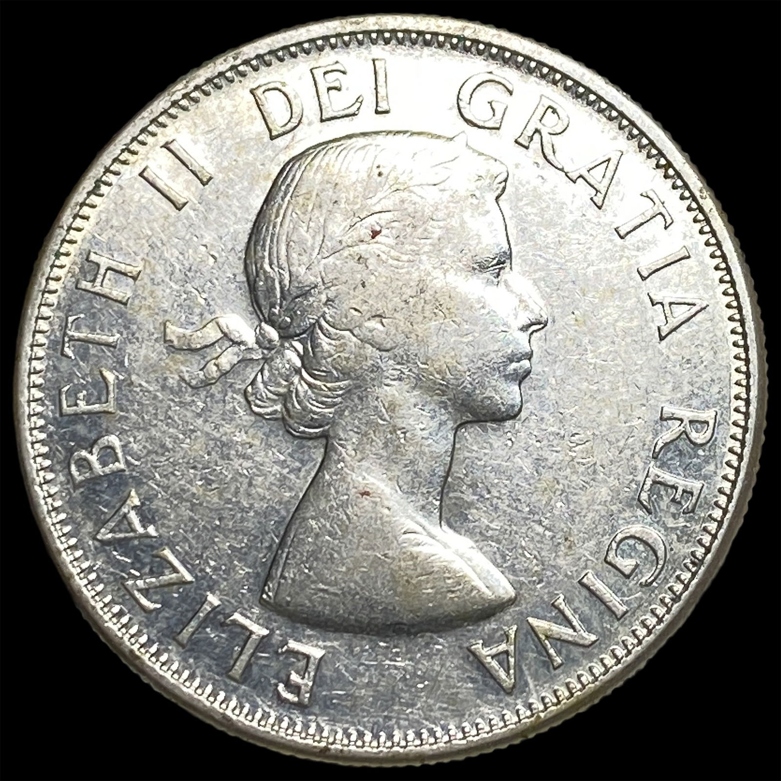 1958 Canada Silver 50 Cents NEARLY UNCIRCULATED (1 of 2)