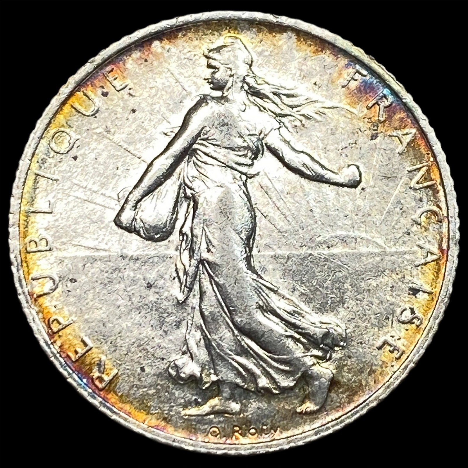 1910 France Silver 1 Franc CLOSELY UNCIRCULATED (1 of 2)