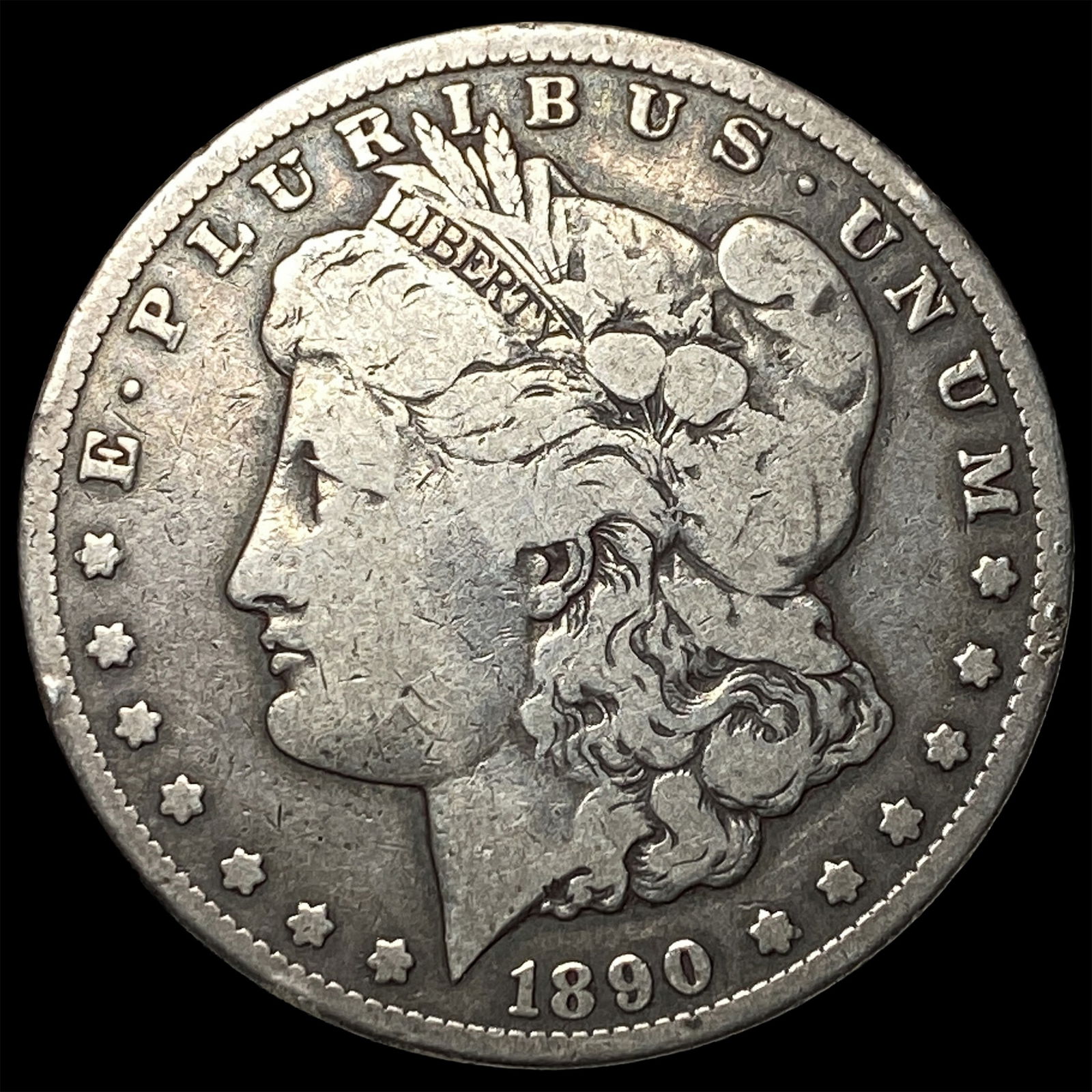 1890-CC Silver Morgan Dollar NEARLY UNCIRCULATED (1 of 2)