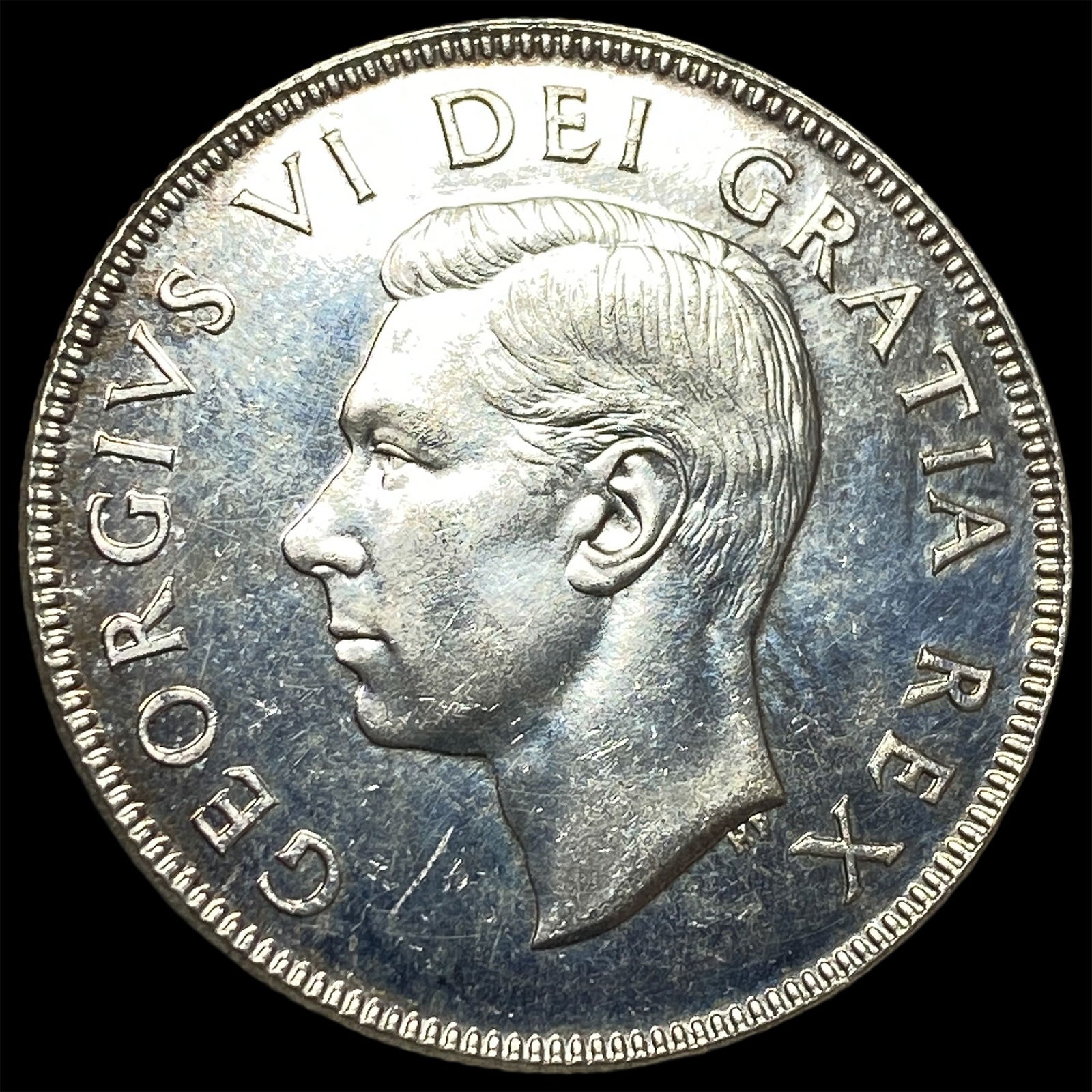 1952 Canada Silver 50 Cents CHOICE AU: 1952 Canada Silver 50 Cents CHOICE AU