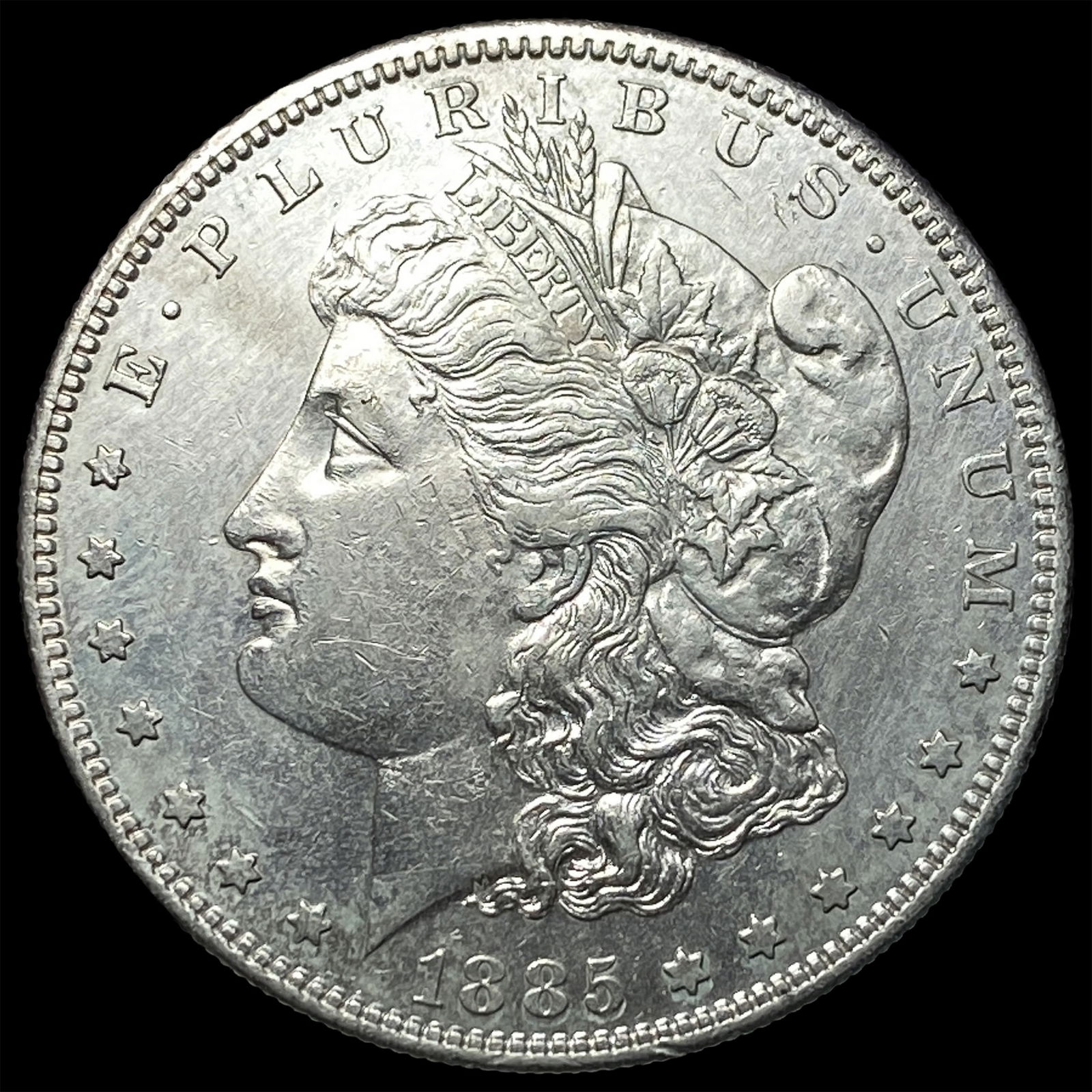 1885 Morgan Silver Dollar CLOSELY UNCIRCULATED: 1885 Morgan Silver Dollar CLOSELY UNCIRCULATED