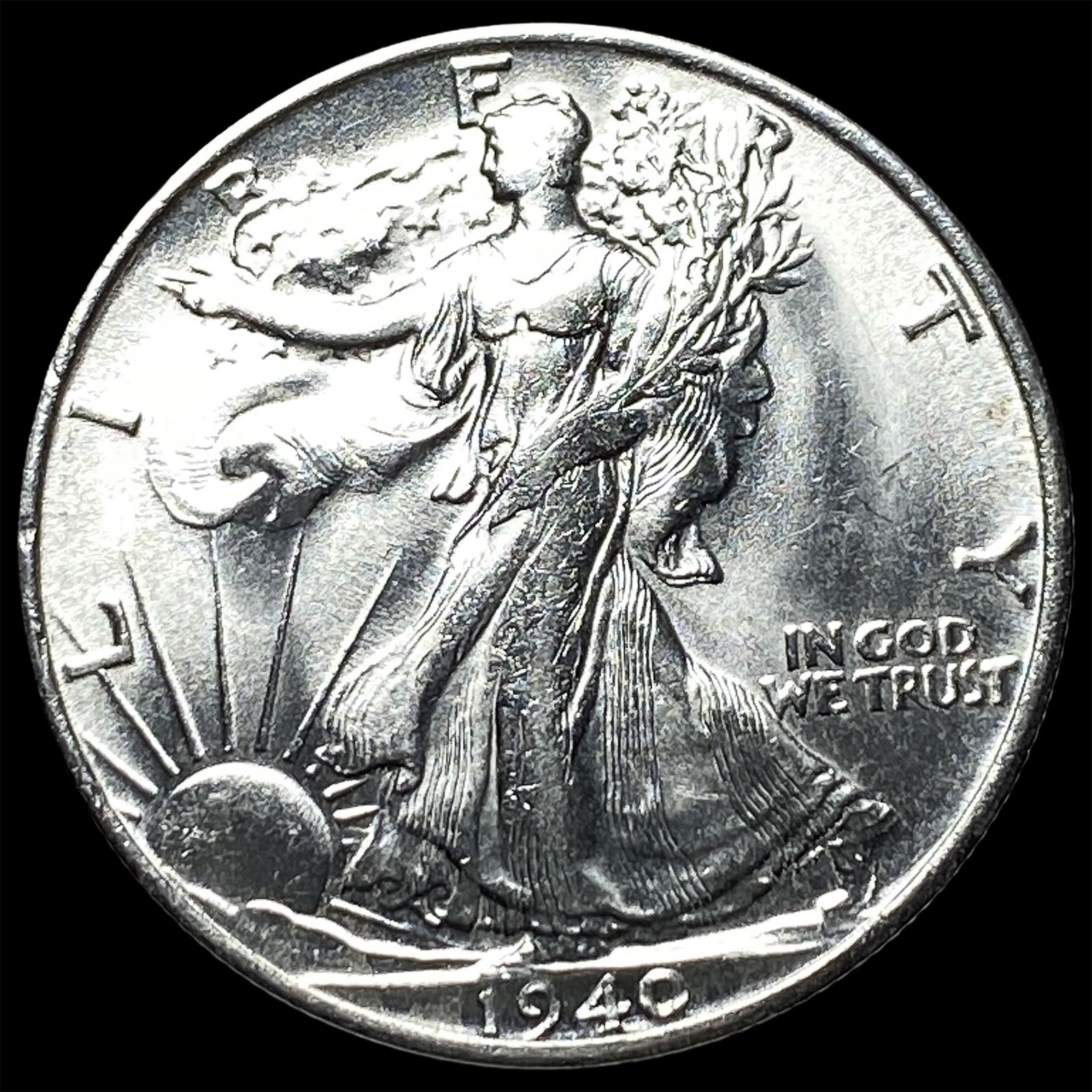 1940 Silver Walking Liberty Half Dollar CHOICE BU: 1940 Silver Walking Liberty Half Dollar CHOICE BU
