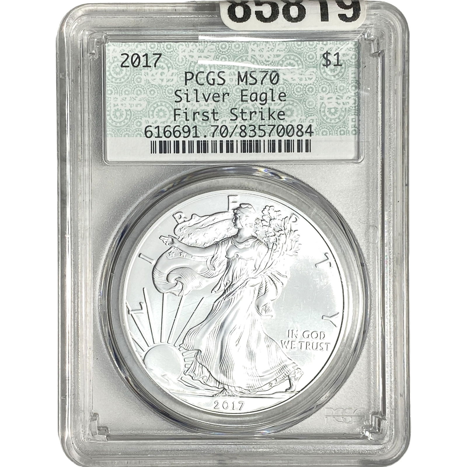 2017 Silver Eagle PCGS MS70 (1 of 2)