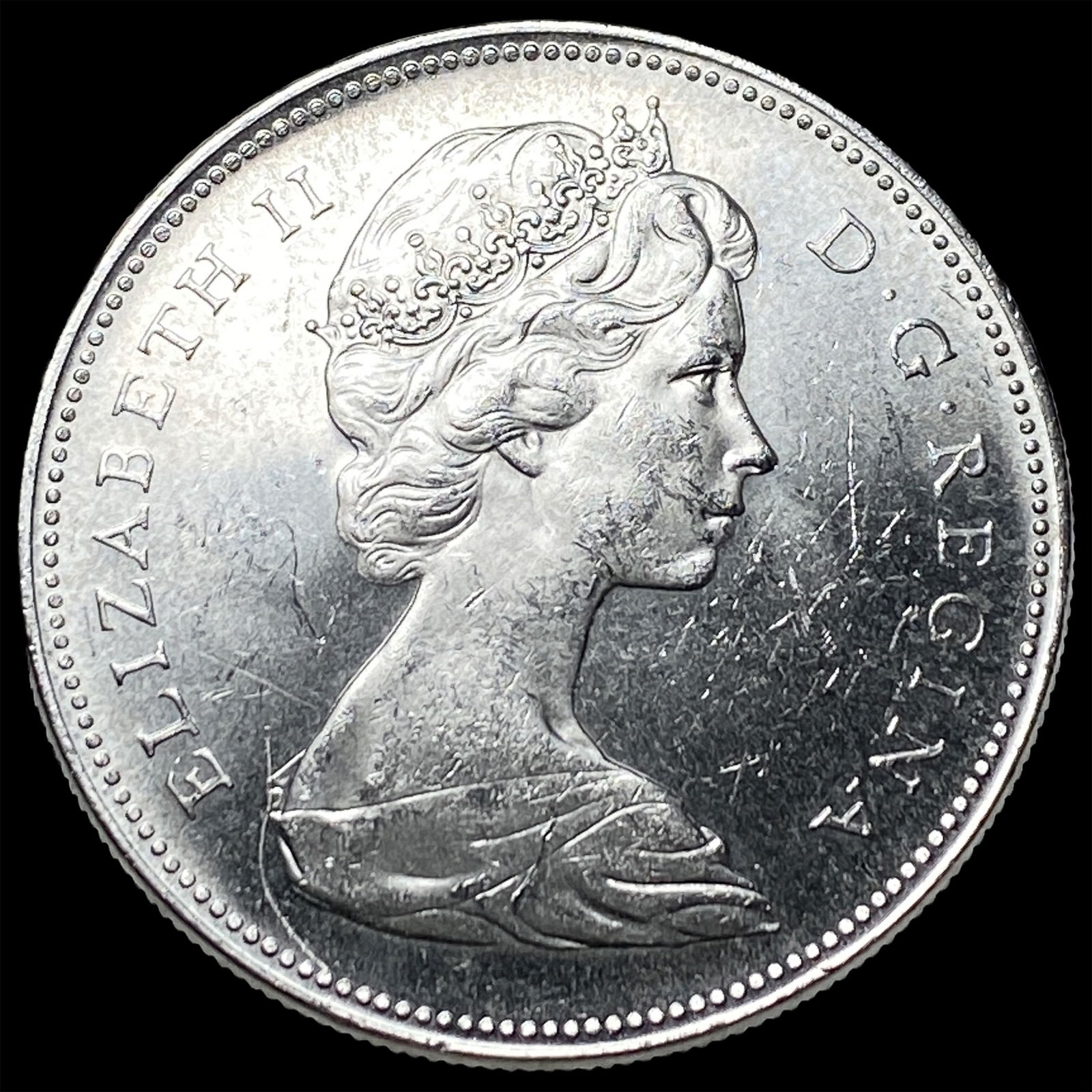 1966 Canada Silver Dollar UNCIRCULATED: 1966 Canada Silver Dollar UNCIRCULATED