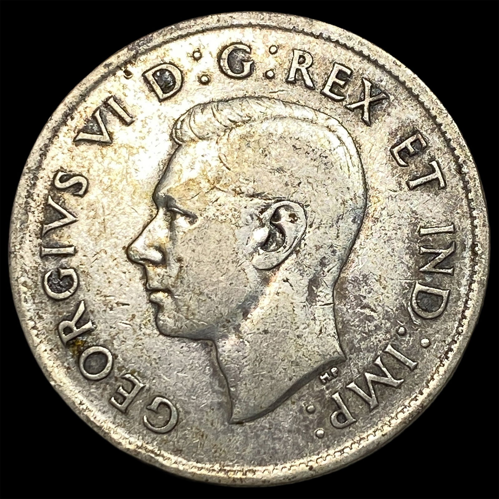 1938 Canada Silver 50 Cents NEARLY UNCIRCULATED: 1938 Canada Silver 50 Cents NEARLY UNCIRCULATED